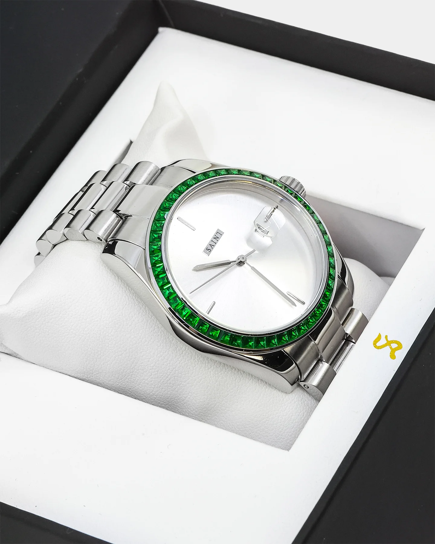 Saint Morta De Couler Watch Silver/Green - Image 13