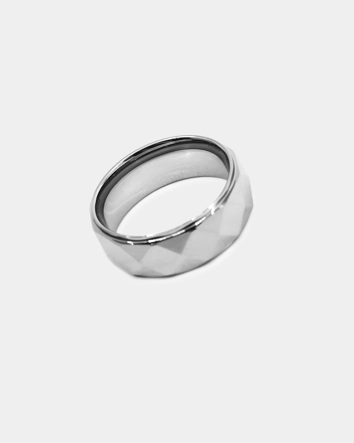 Saint Morta Diamond Cut Tungsten Ring Steel Tungsten - Image 5