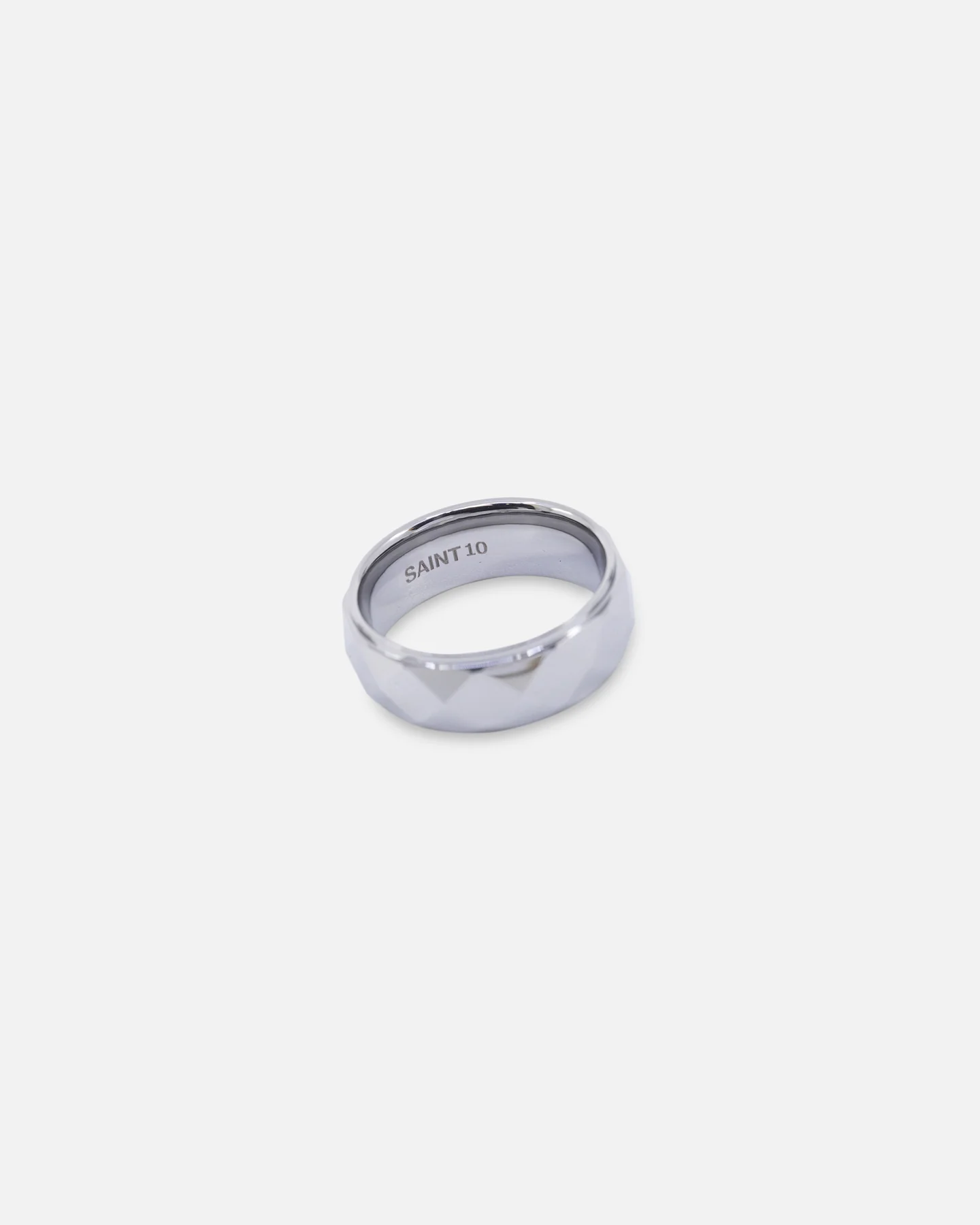 Saint Morta Diamond Cut Tungsten Ring Steel Tungsten - Image 6