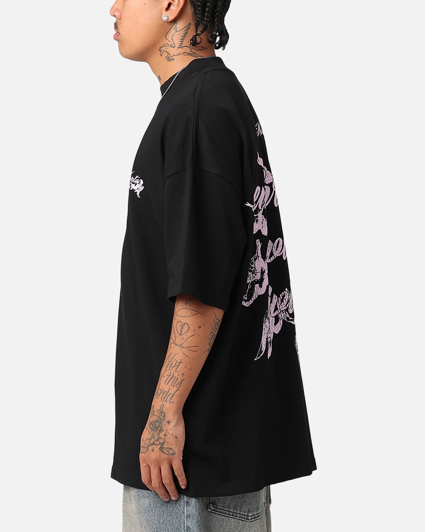 Saint Morta Divine Living T-Shirt Black - Image 6