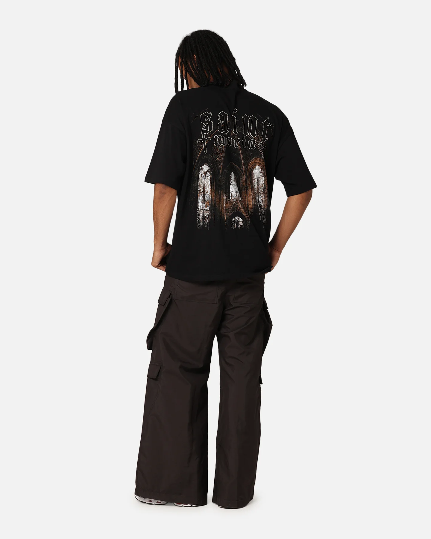 Saint Morta Divine Reverence T-Shirt Black - Image 3