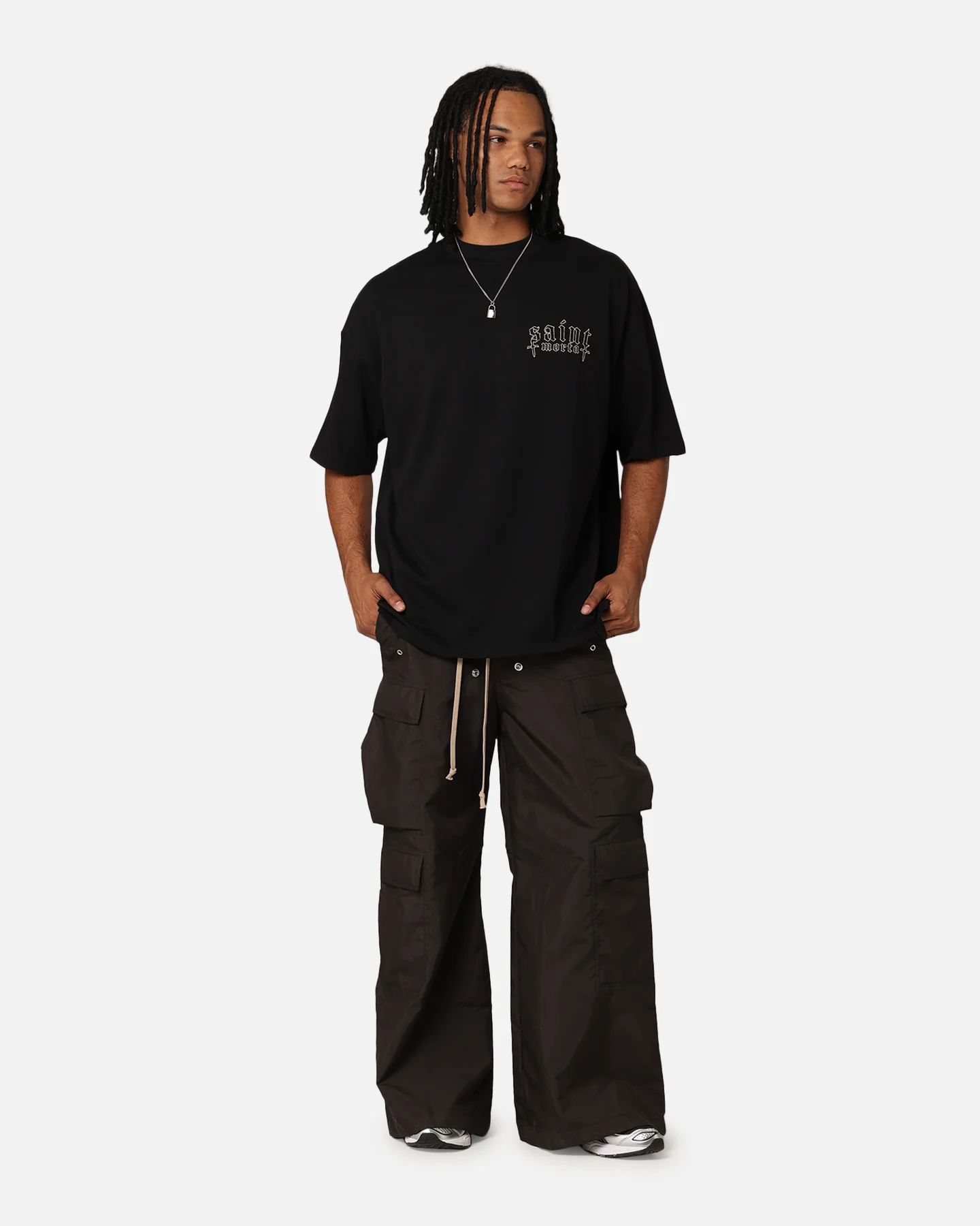 Saint Morta Divine Reverence T-Shirt Black - Image 4