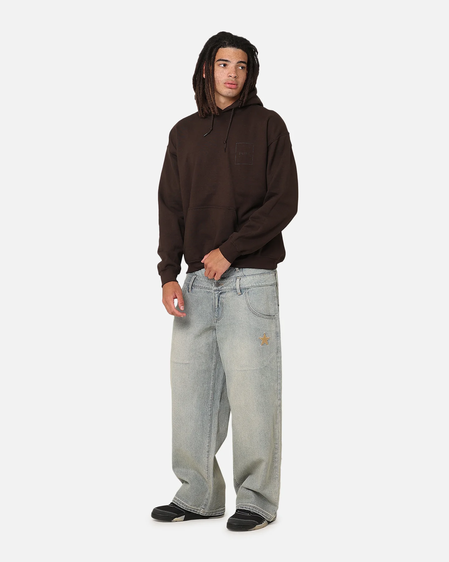 Saint Morta Division Hoodie Brown - Image 4