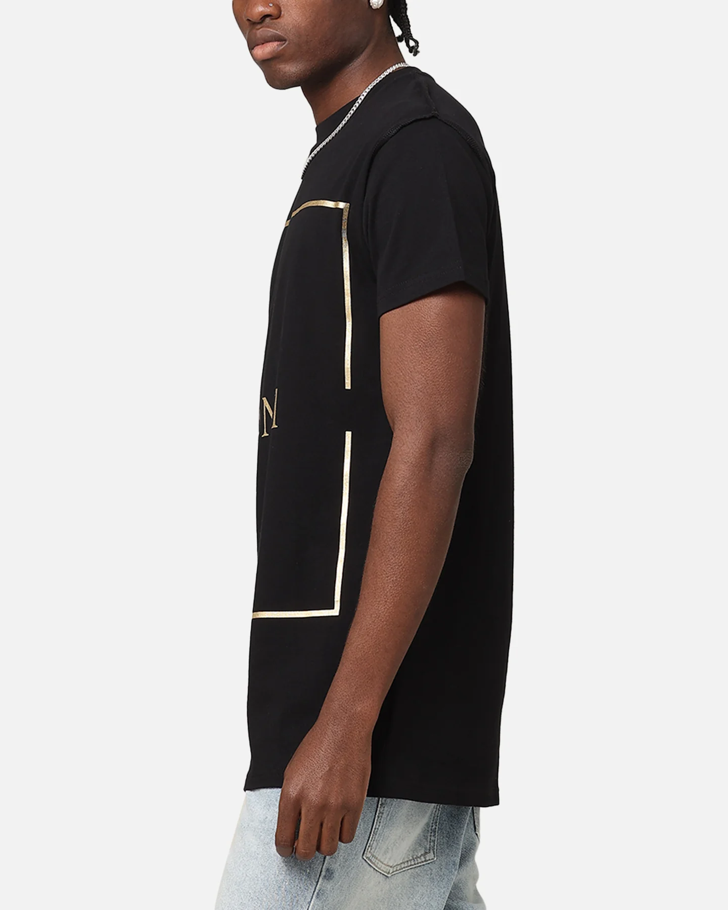 Saint Morta Division Lafayette T-Shirt Black/Gold - Image 5