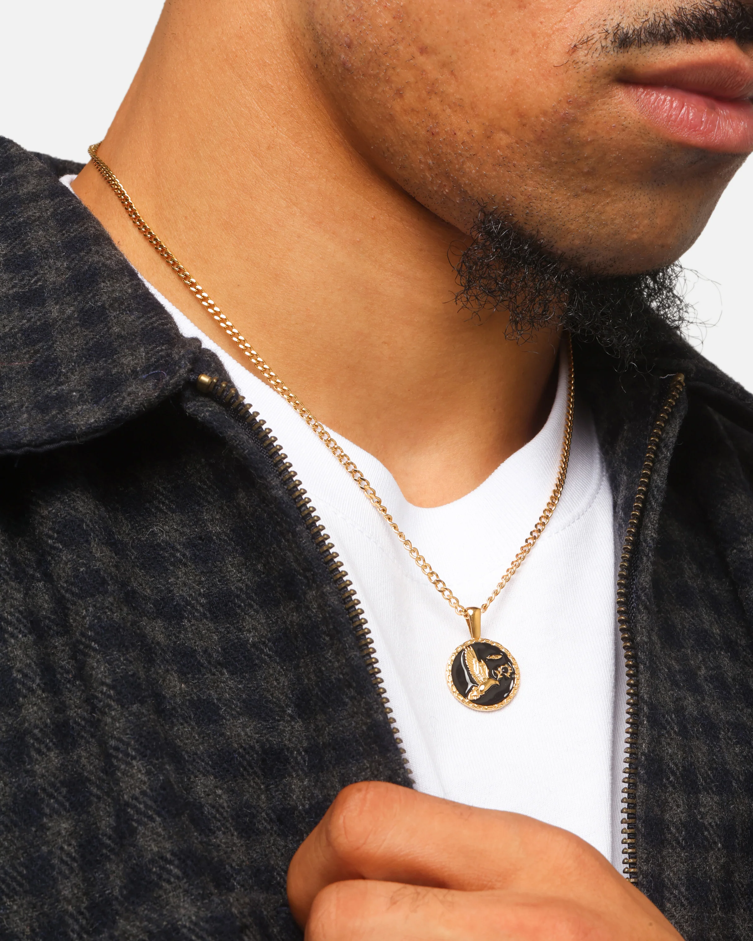Saint Morta Doves Pendant Chain Gold - Image 4