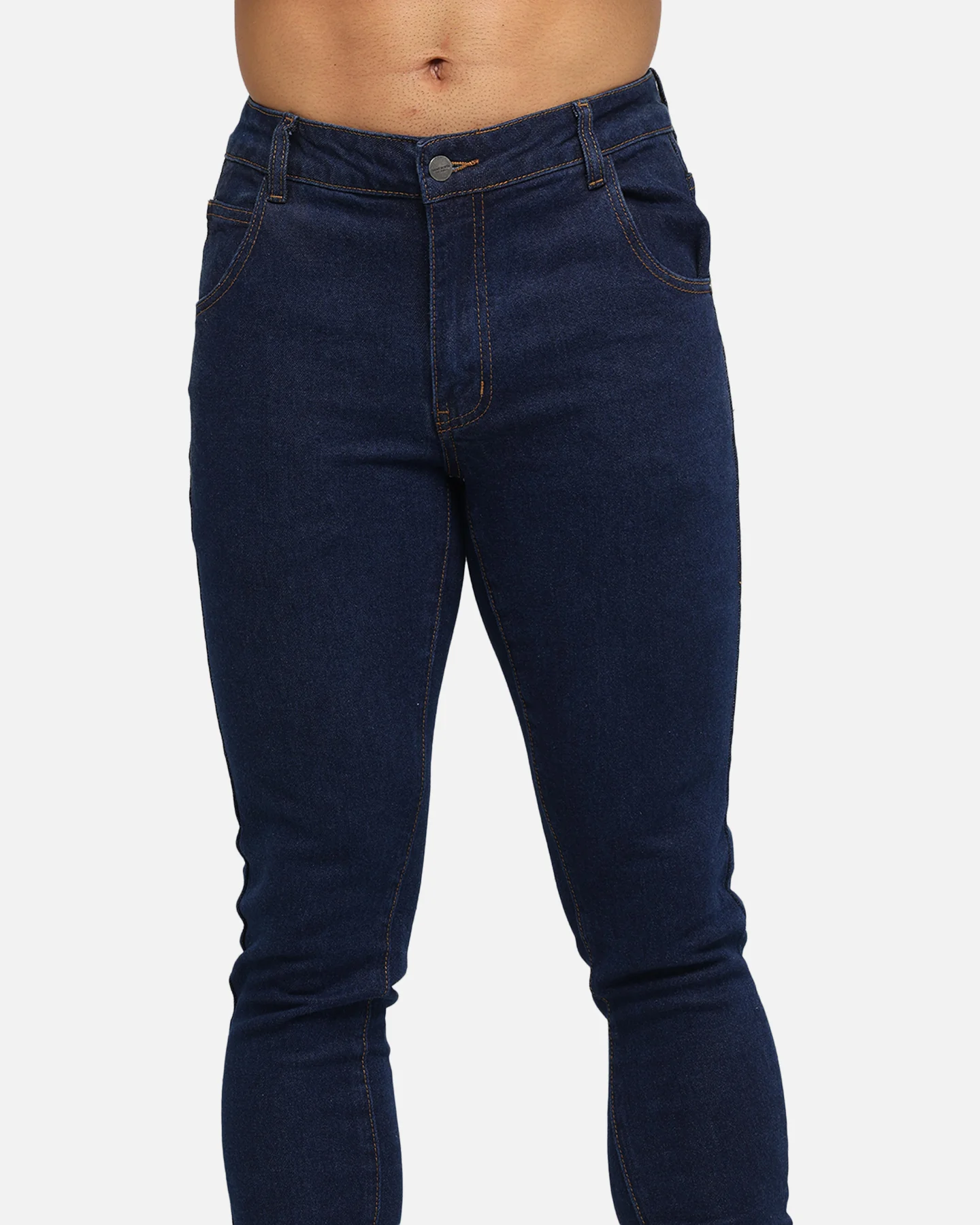Saint Morta Dynasty Jeans Indigo/Tan - Image 7