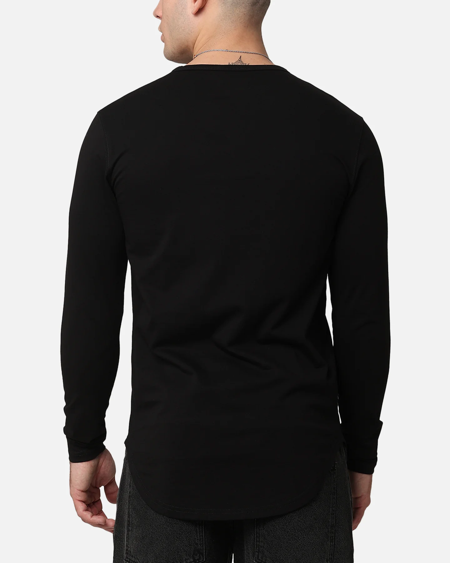 Saint Morta El Duplo Scribere Long Sleeve T-Shirt Black - Image 3