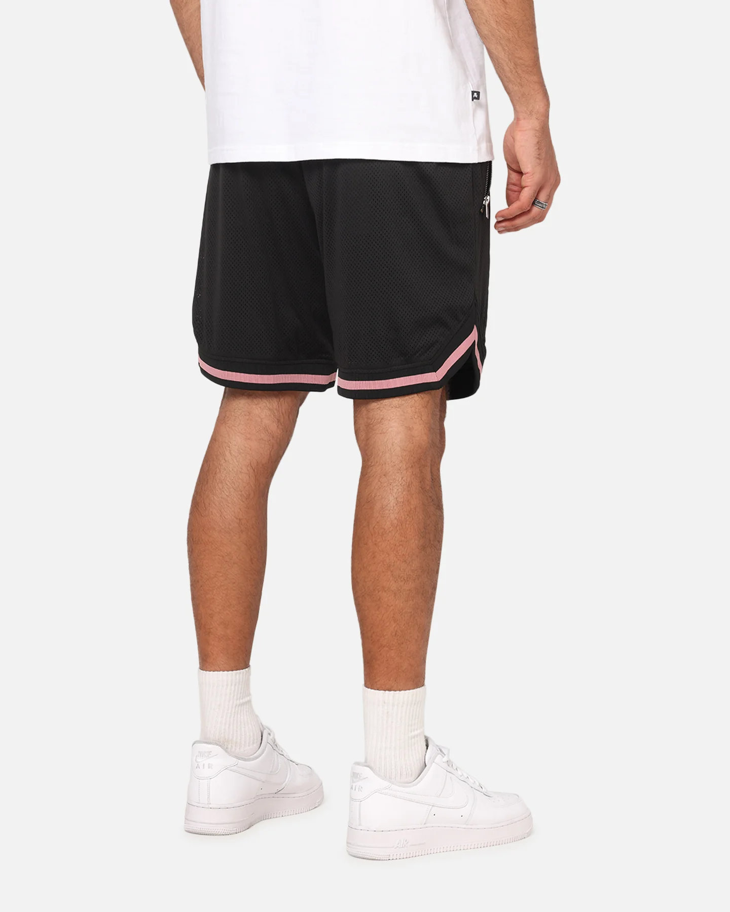 Saint Morta Envogue Allstar Basketball Shorts Black/Pink - Image 6
