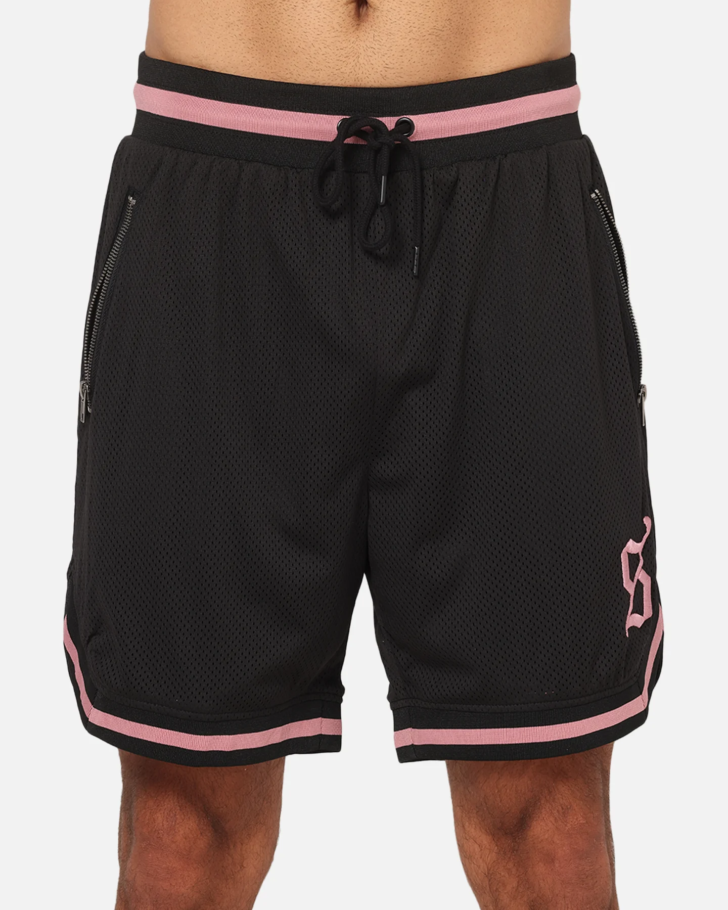 Saint Morta Envogue Allstar Basketball Shorts Black/Pink - Image 7