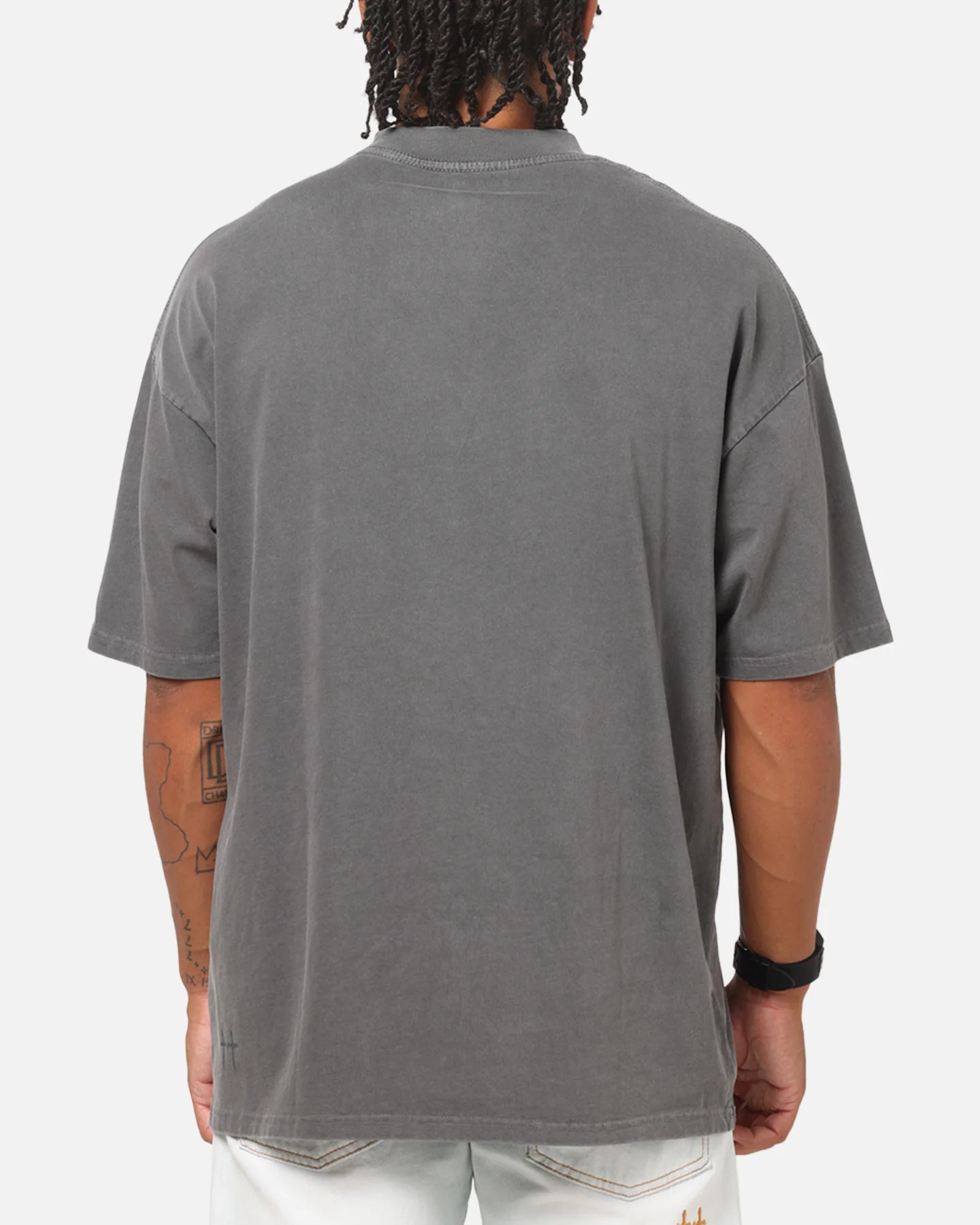 Saint Morta Fade Away Boxy T-Shirt Washed Charcoal - Image 3