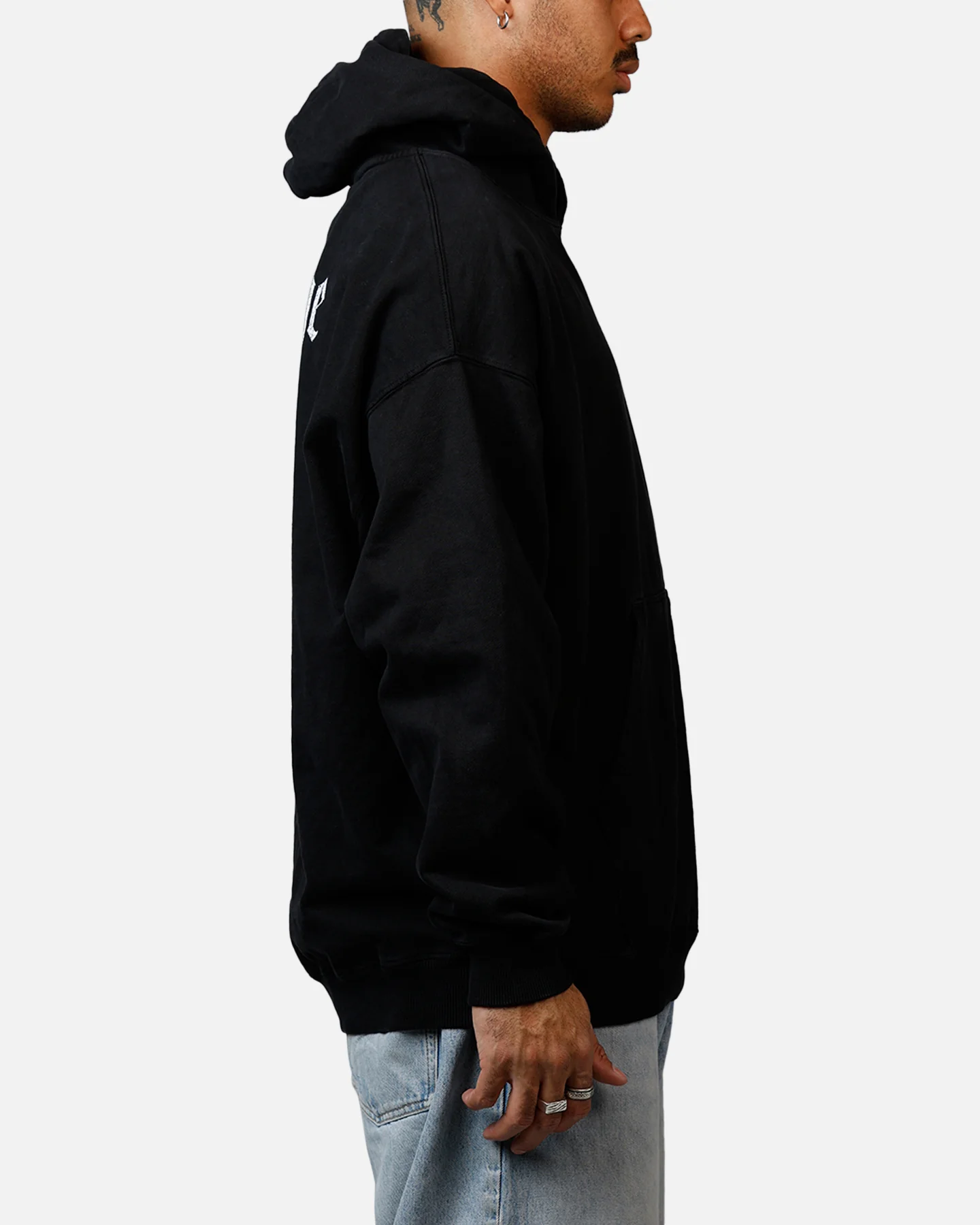 Saint Morta Fallen Rising Boxy Hoodie Black - Image 4