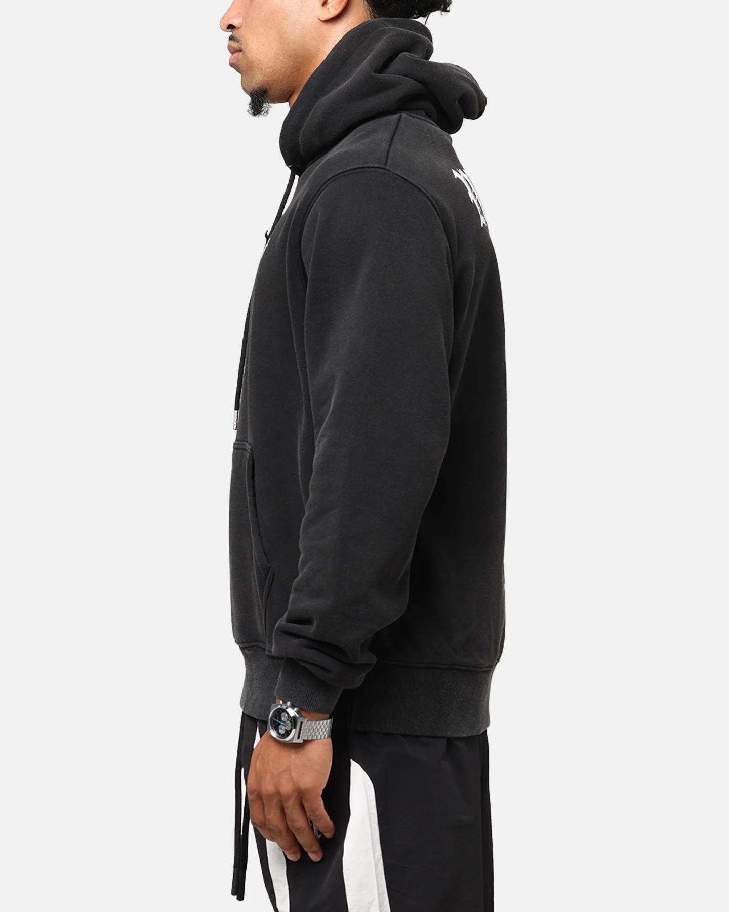 Saint Morta Fallen Rising Boxy Hoodie Vintage Black - Image 6