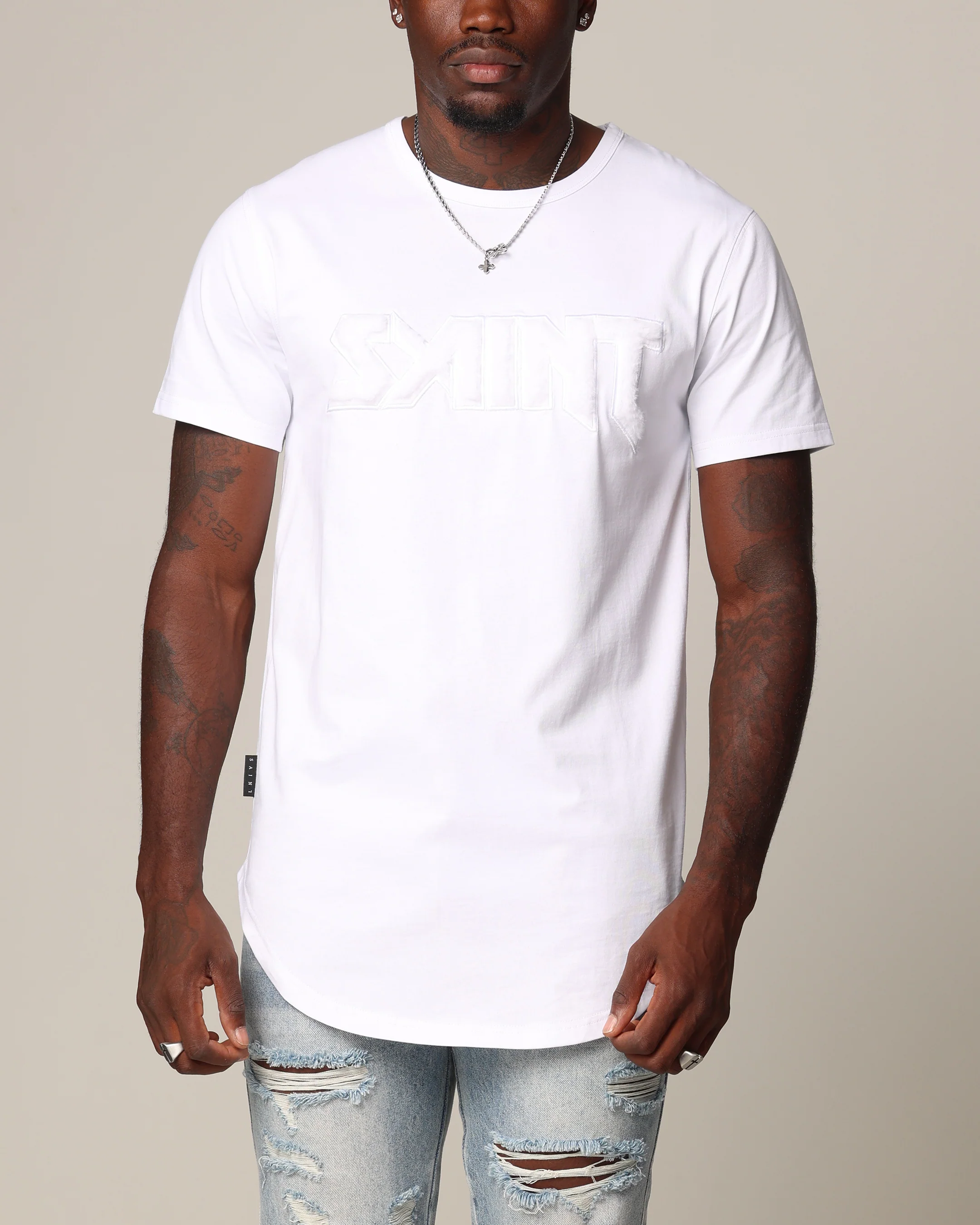 Saint Morta Fein El Duplo T-Shirt White/White