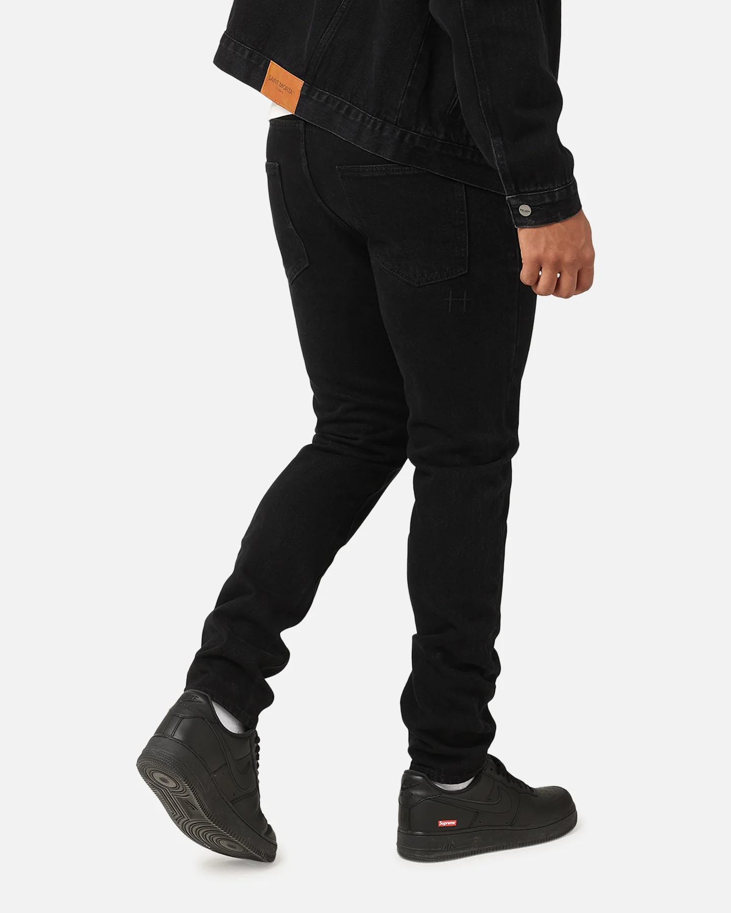 Saint Morta Fimi Distressed Jeans Washed Black - Image 5