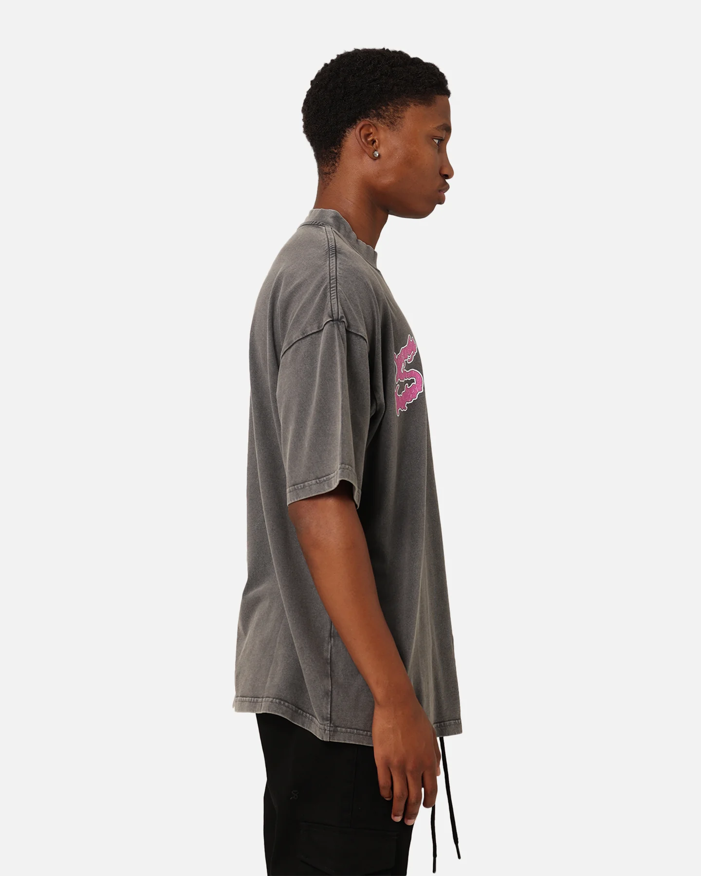 Saint Morta Firestarter T-Shirt Washed Charcoal - Image 5