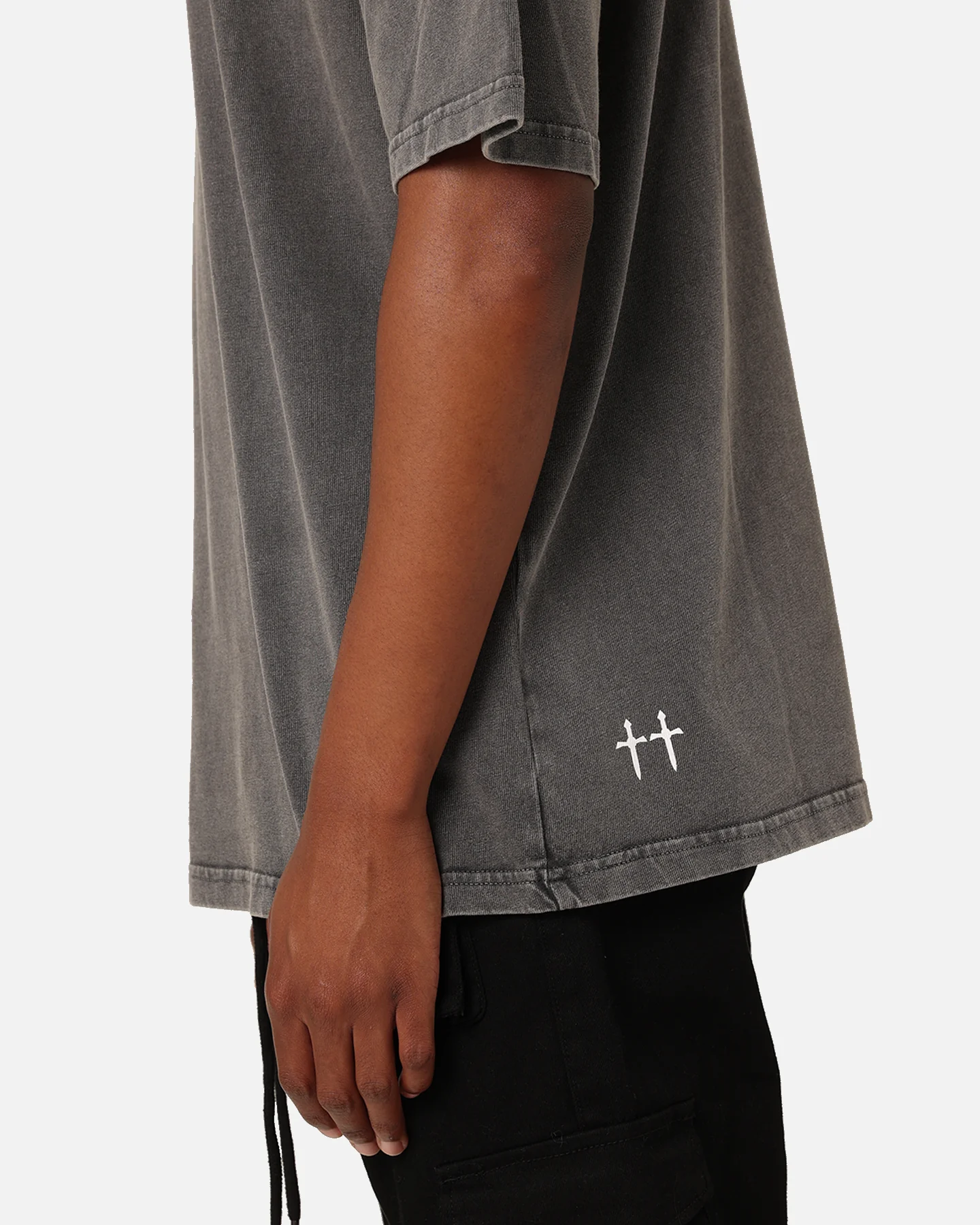 Saint Morta Firestarter T-Shirt Washed Charcoal - Image 7