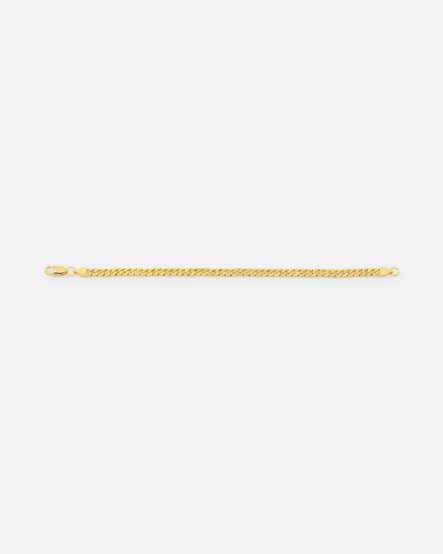 Saint Morta Flat Faced Curb Bracelet Gold - Image 5