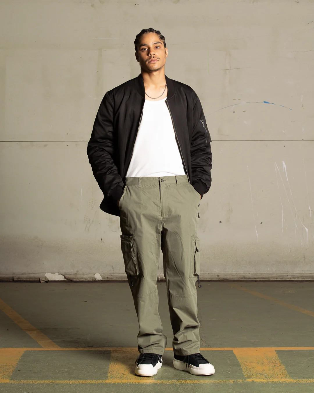 Saint Morta Flight Pants Khaki Green - Image 2