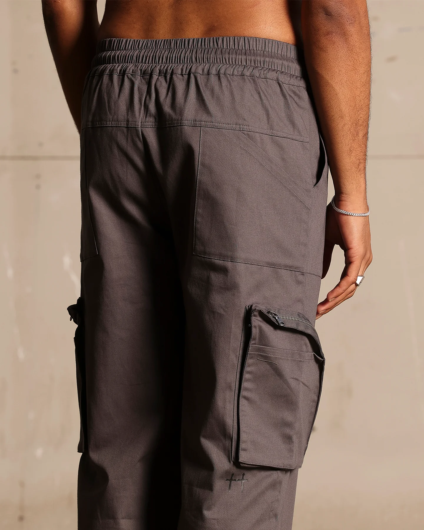 Saint Morta Gallery Zip Cargo Pants Slate - Image 8