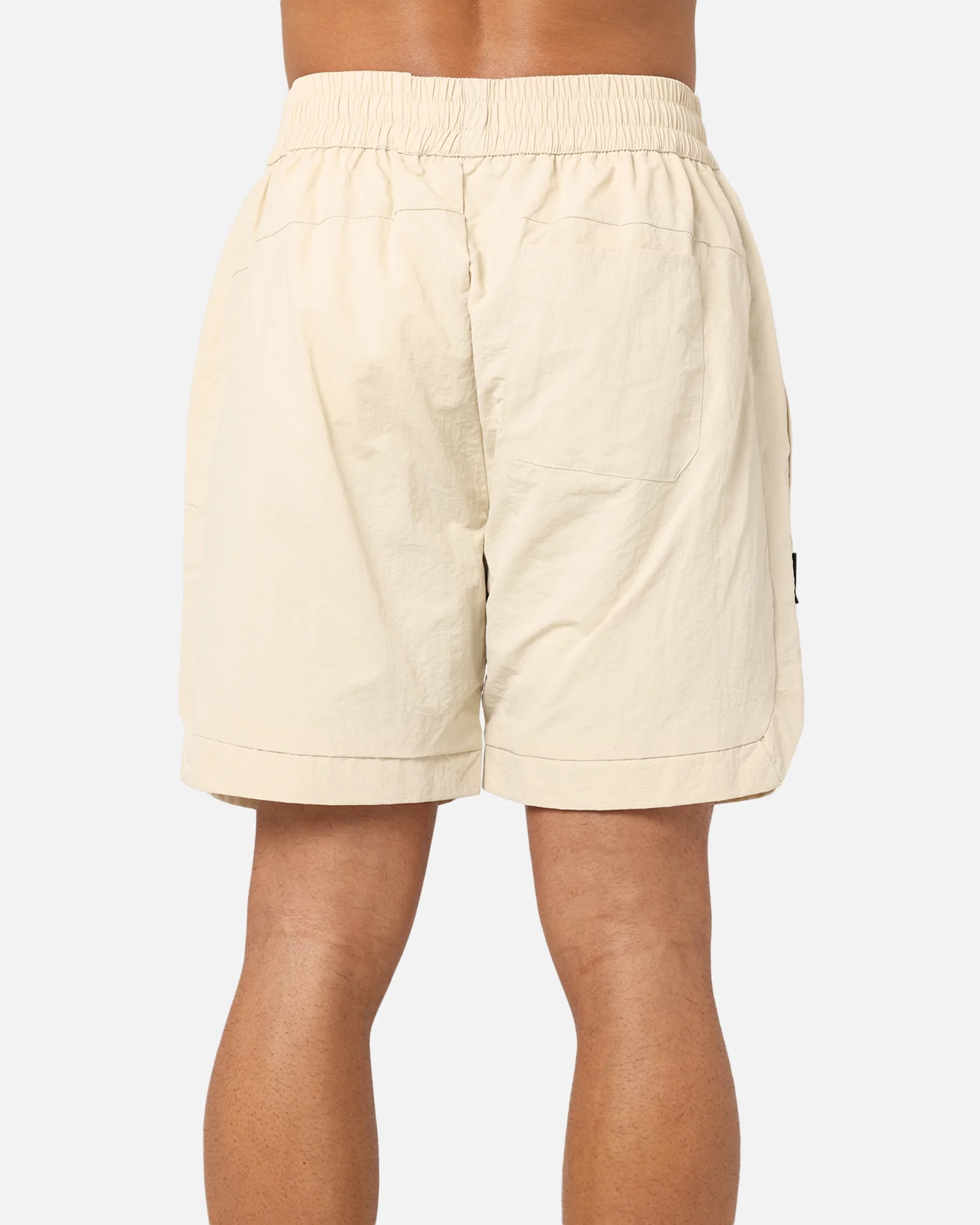 Saint Morta Gothic Monogram Nylon Shorts Dirty Blonde - Image 8