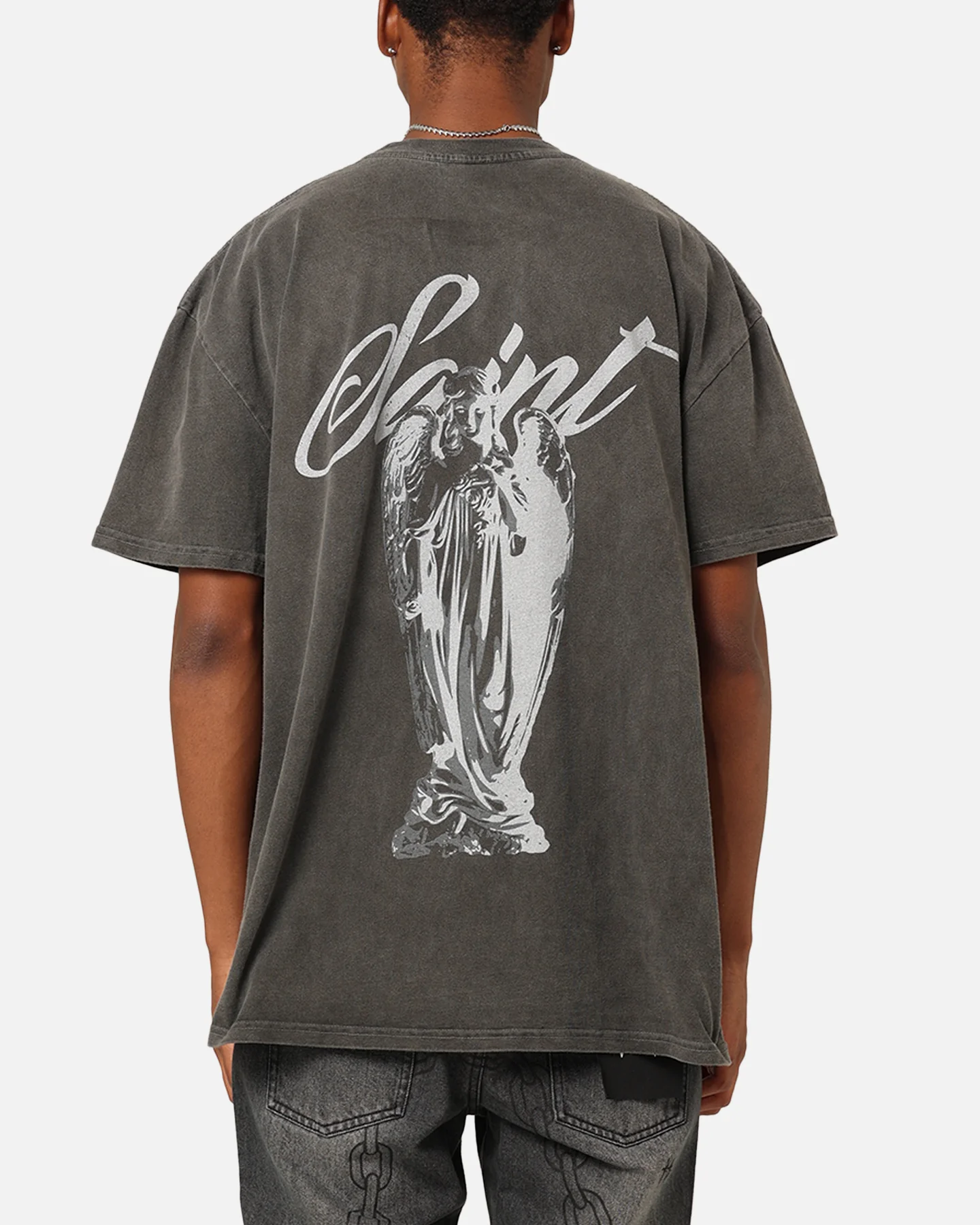 Saint Morta Guardian T-Shirt Black Wash