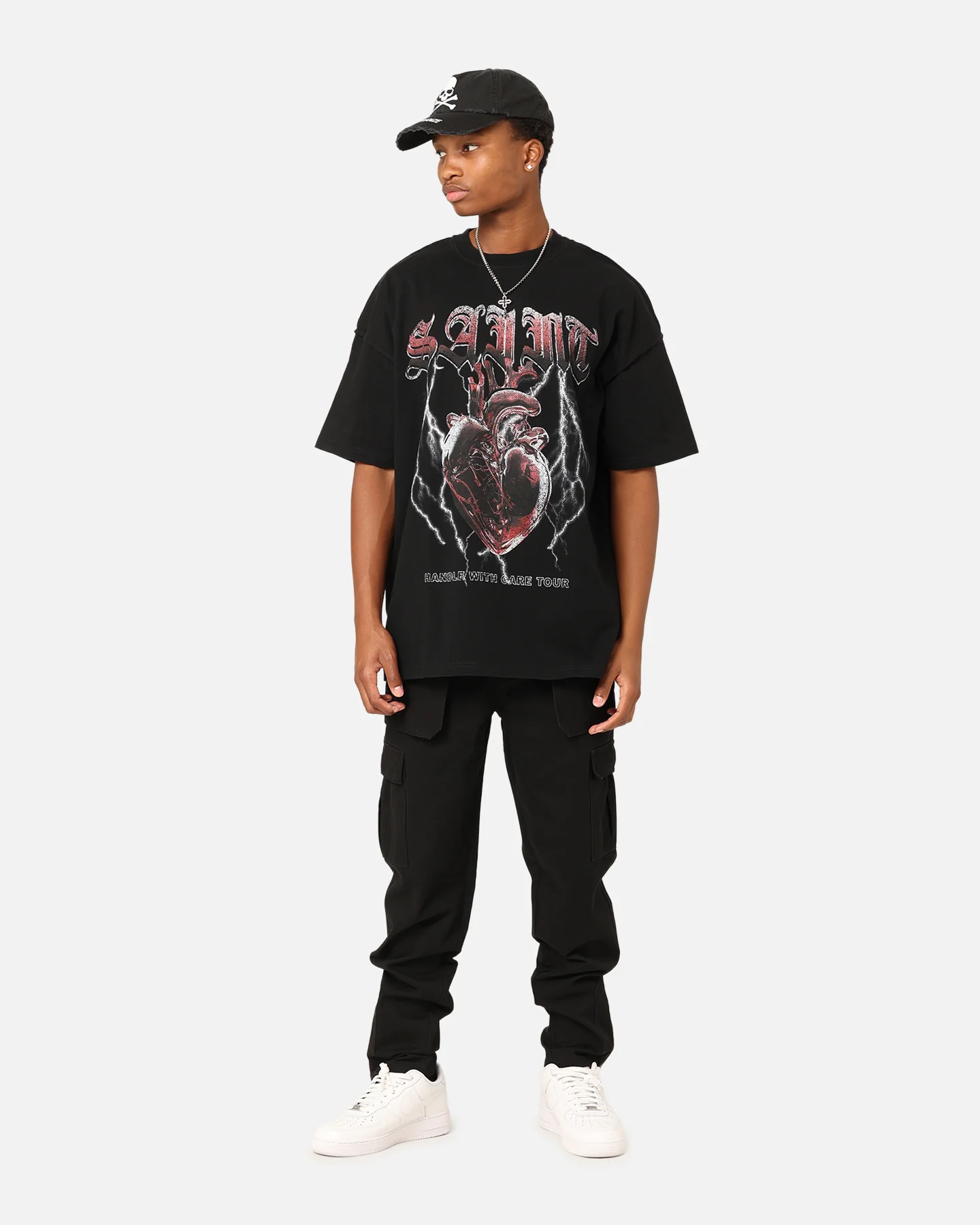 Saint Morta Handle With Care Tour T-Shirt Black - Image 8