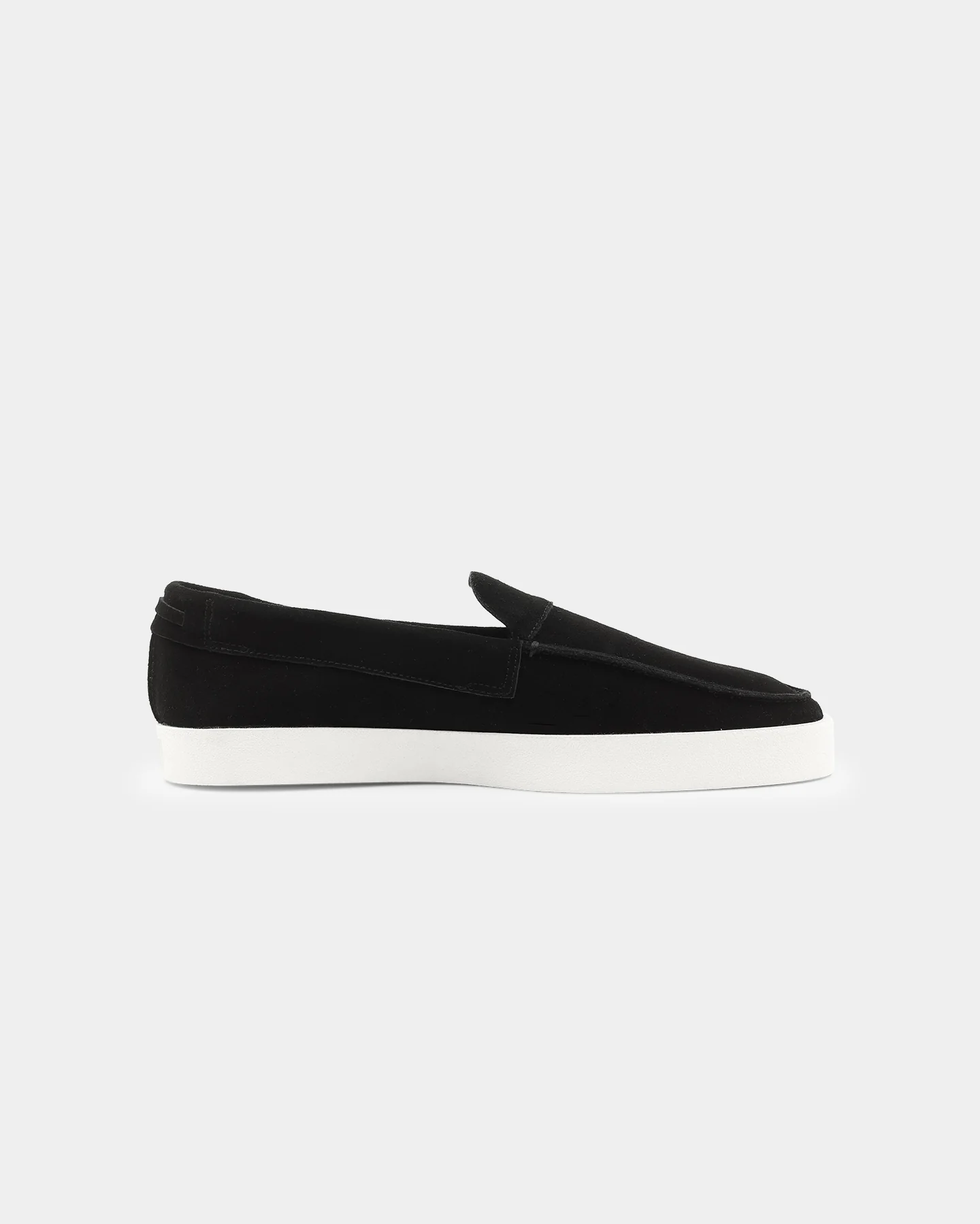 Saint Morta Hemisphere Suede Slip On Loafer Black/White - Image 5