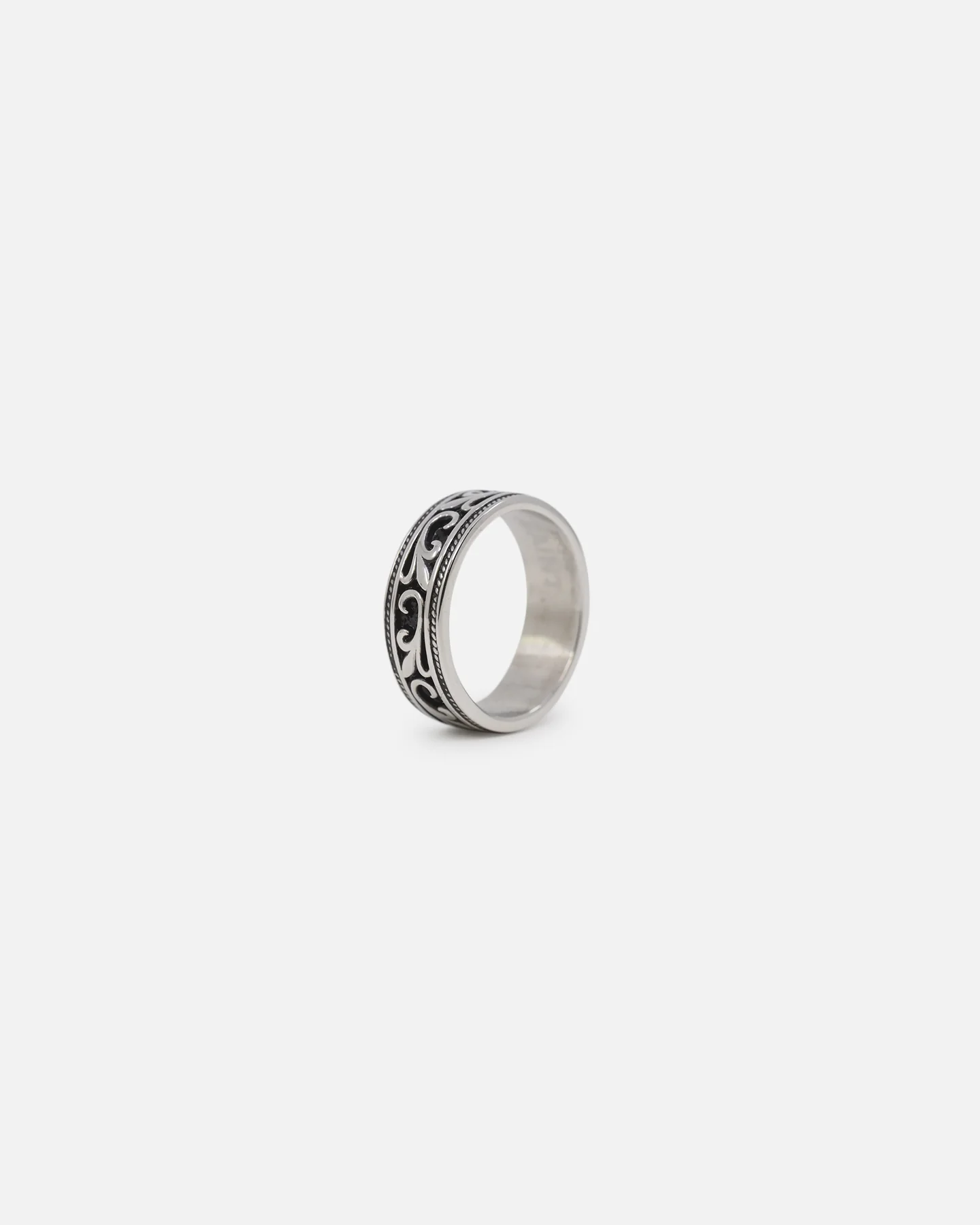 Saint Morta Heraldry Band Ring Stainless Steel - Image 3