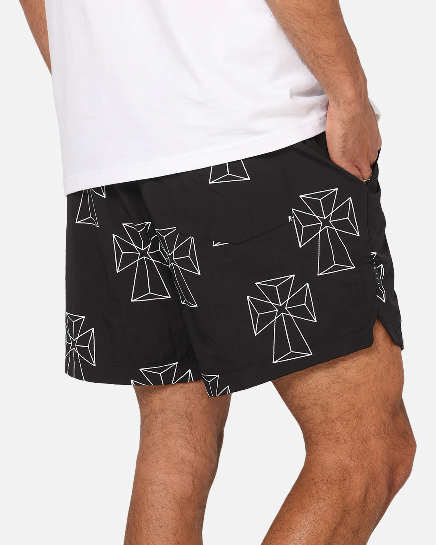 Saint Morta Holy Tide Beach Shorts Black - Image 5