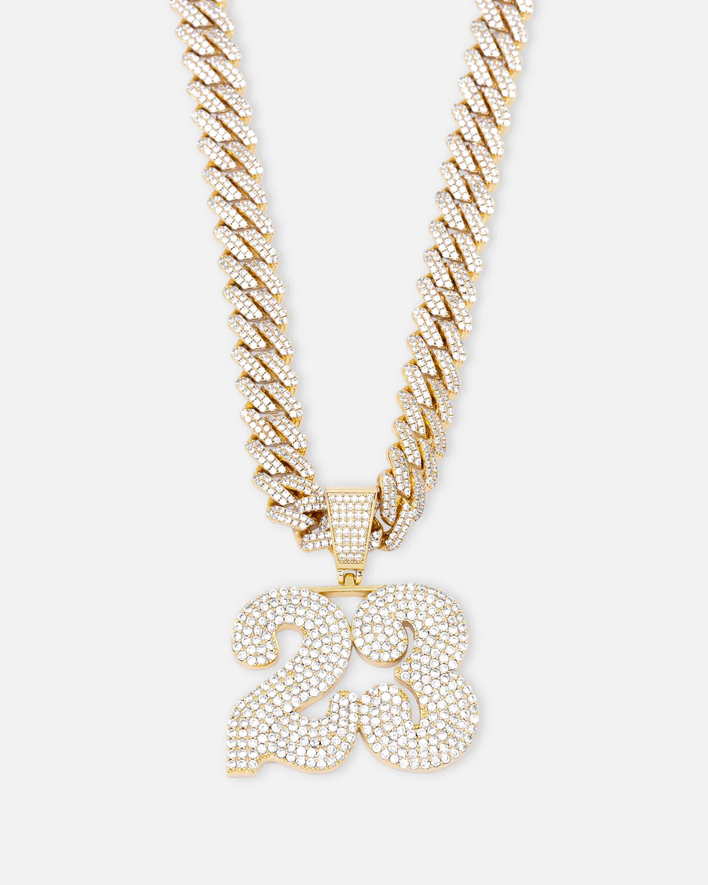 Saint Morta Iced 23 Pendant Iced Gold - Image 4