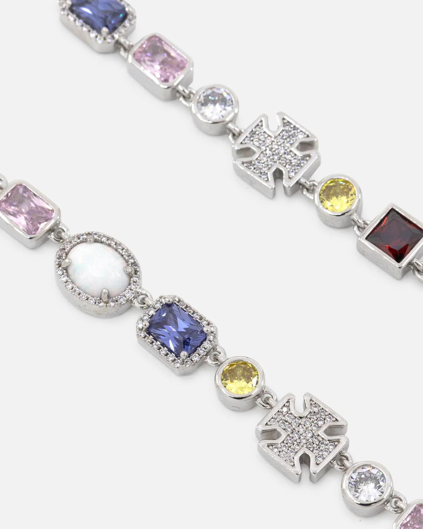 Saint Morta Iced Candy Chain Multi/Iced White Gold - Image 6