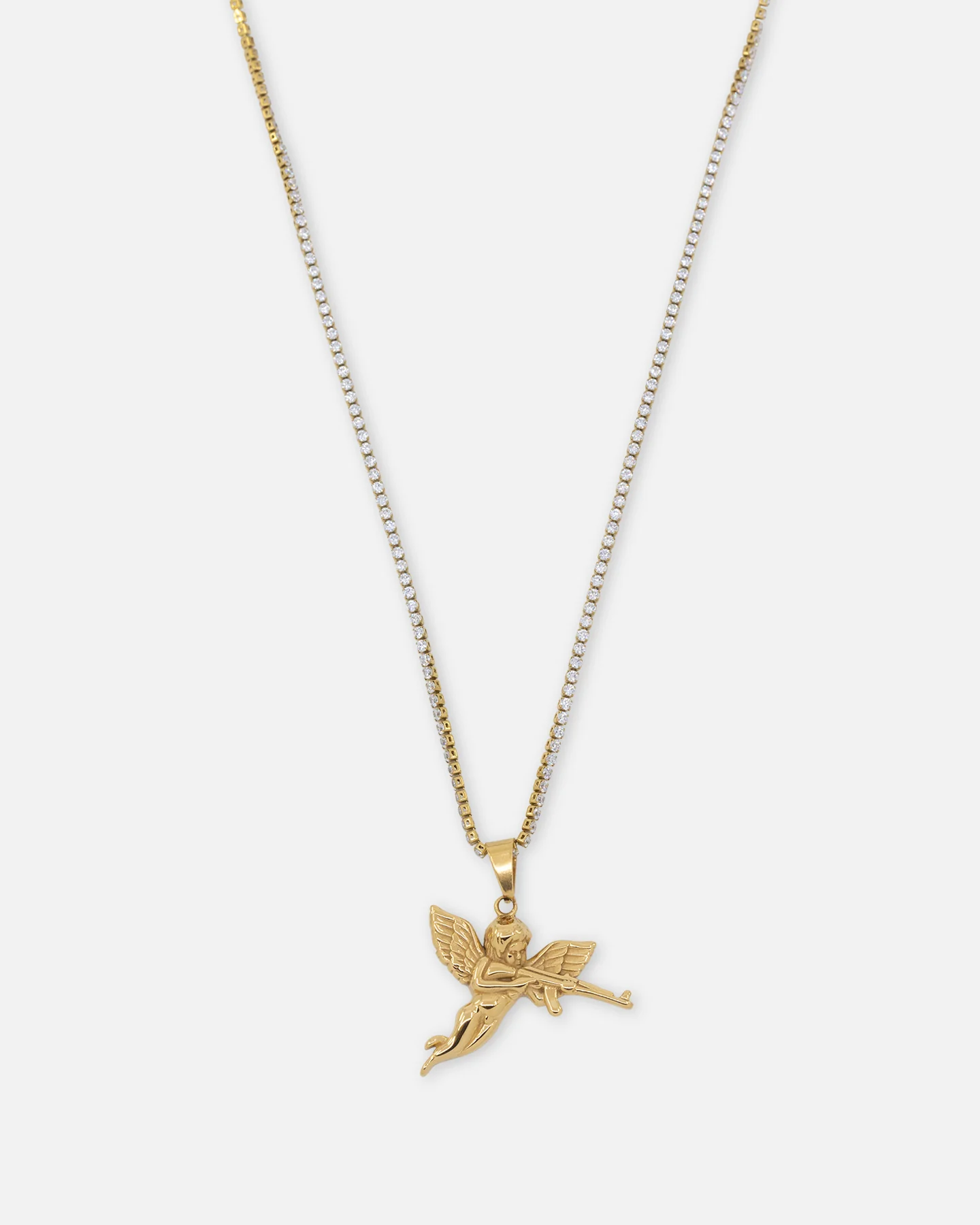 Saint Morta Jilted Cupid Pendant Gold - Image 4