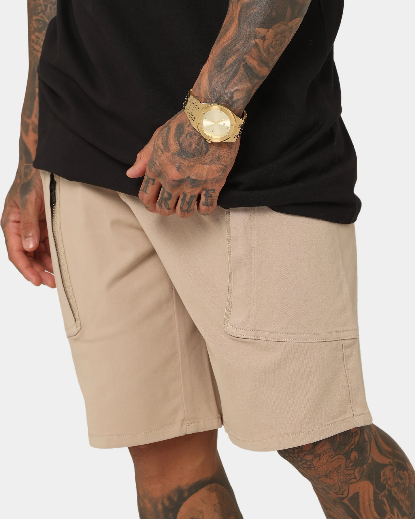 Saint Morta Jupiter Military Shorts Stone - Image 4