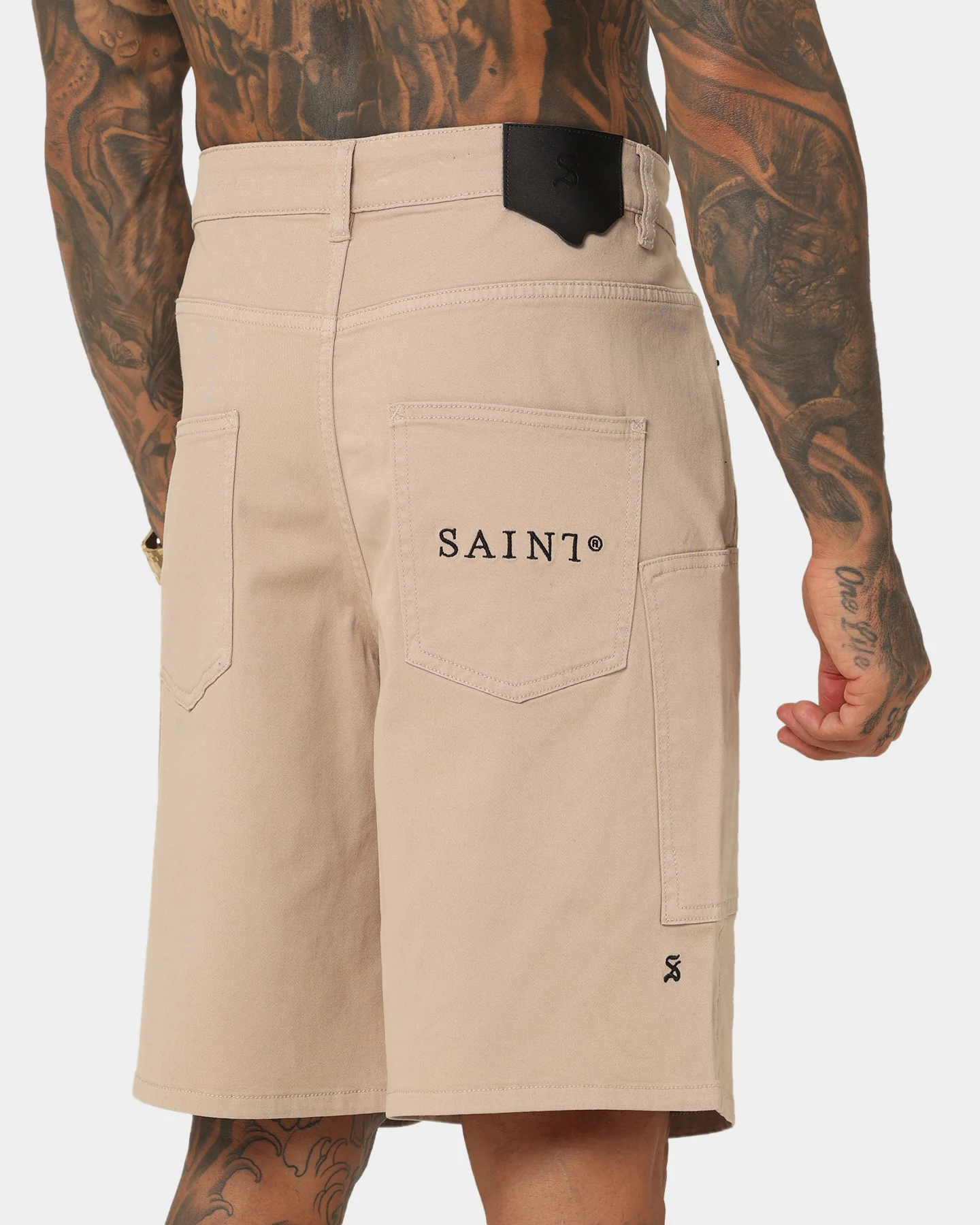 Saint Morta Jupiter Military Shorts Stone - Image 8