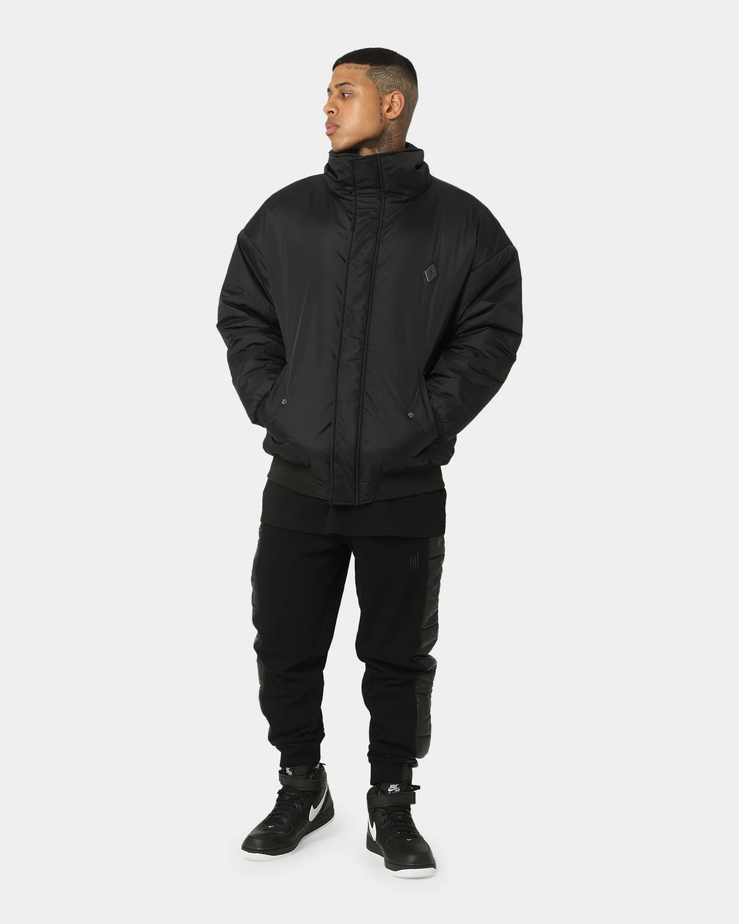 Saint Morta Liberty Puffer Jacket Black - Image 2