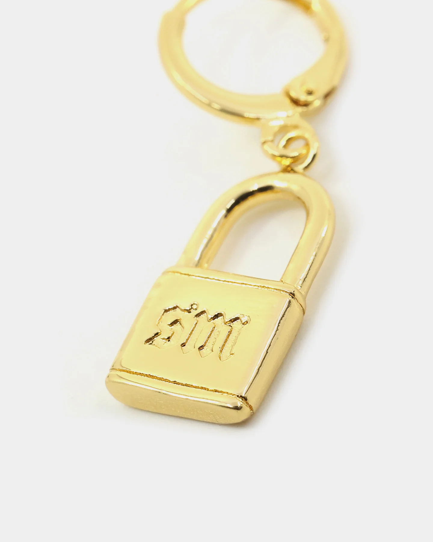 Saint Morta Locked and Found Earring Gold - Image 4
