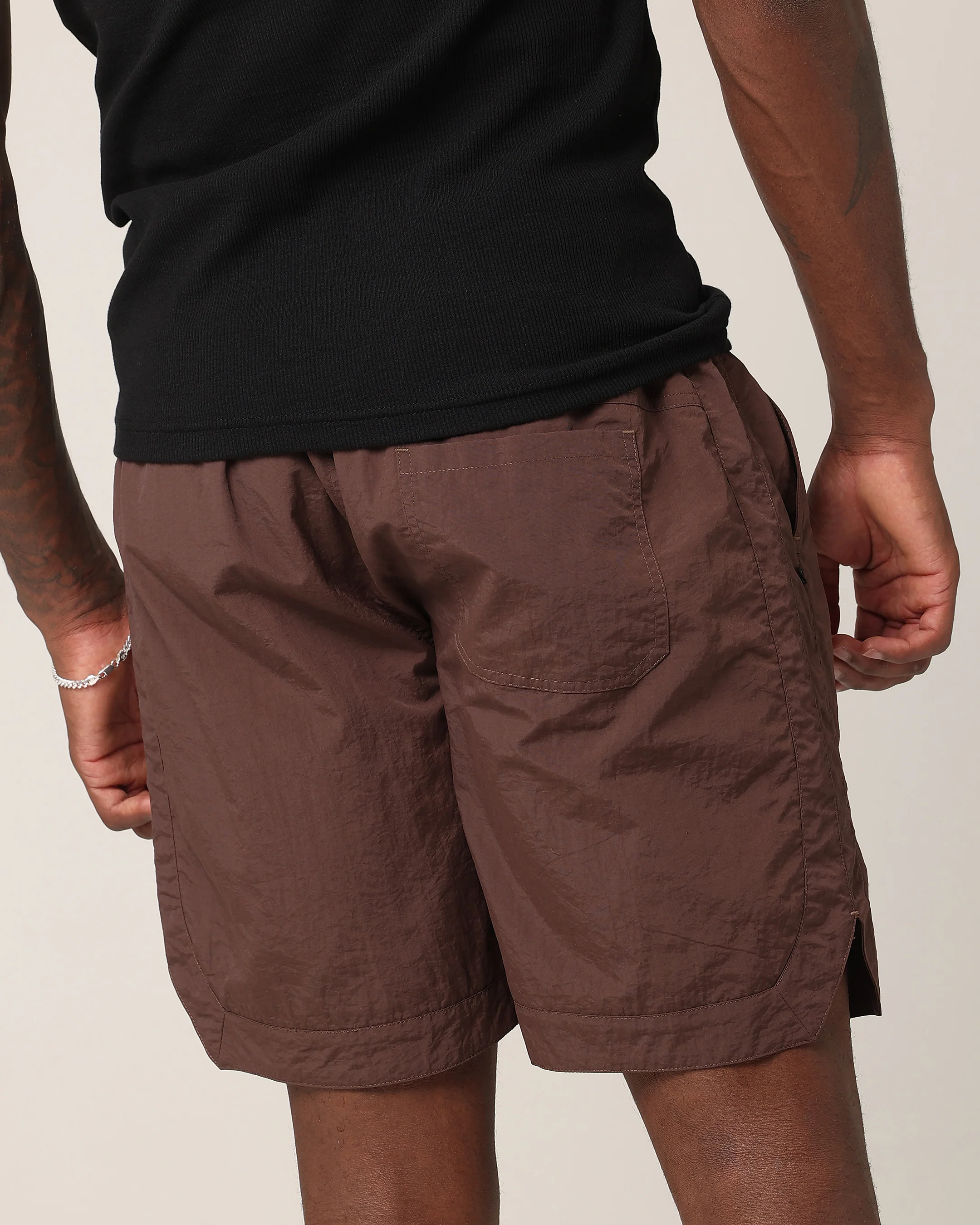 Saint Morta Lucius Shorts Chocolate - Image 4