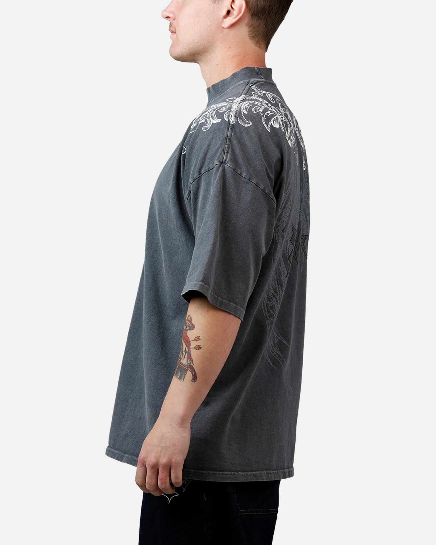 Saint Morta Matriarch T-Shirt Black Wash - Image 5