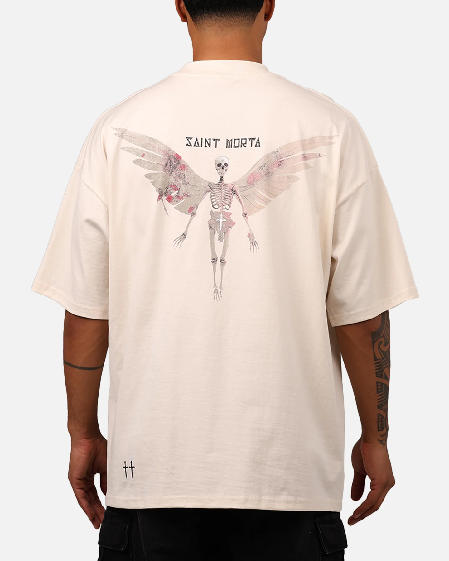 Saint Morta Momento Mori Mock T-Shirt Off White