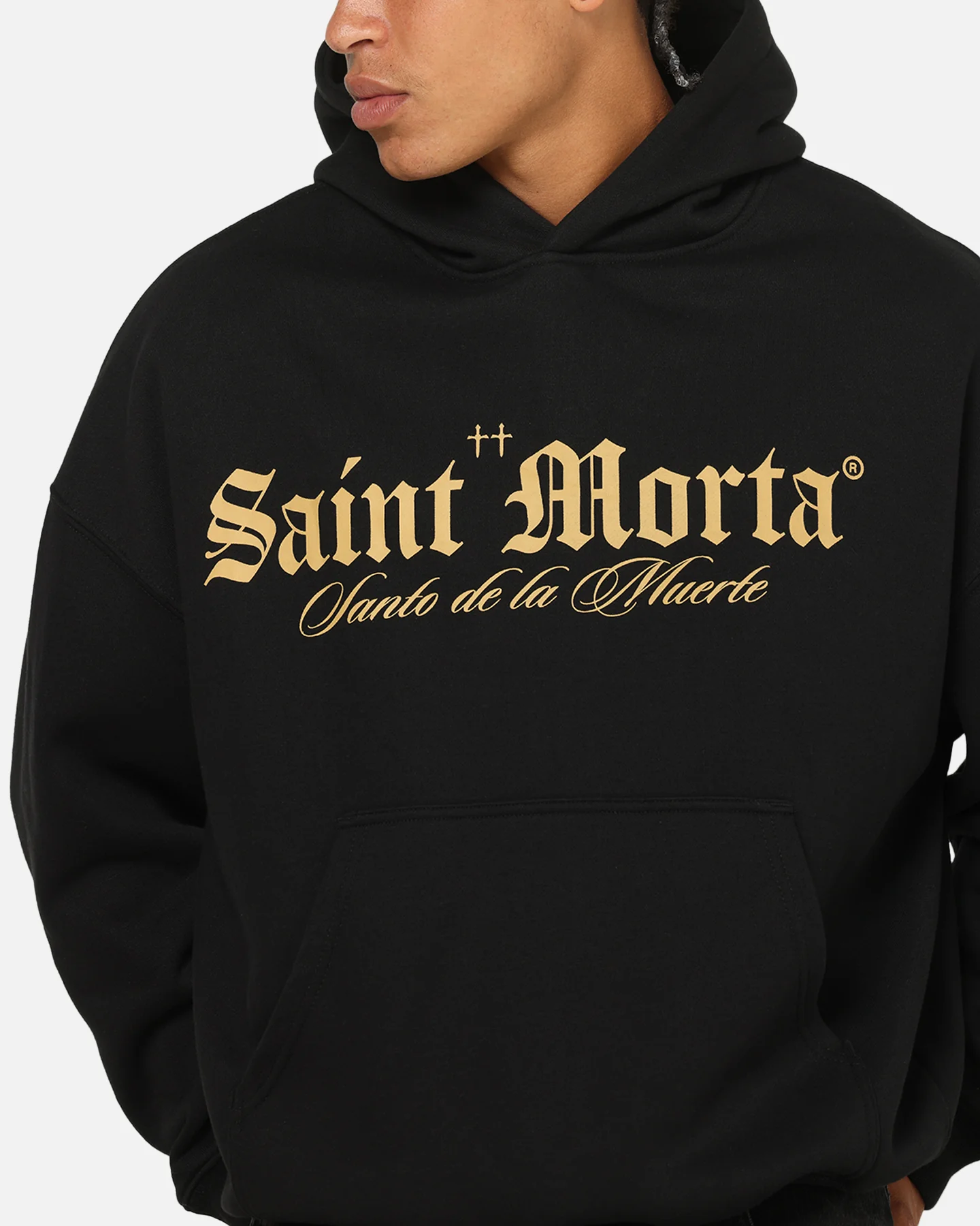 Saint Morta Muerte Hoodie Black - Image 6
