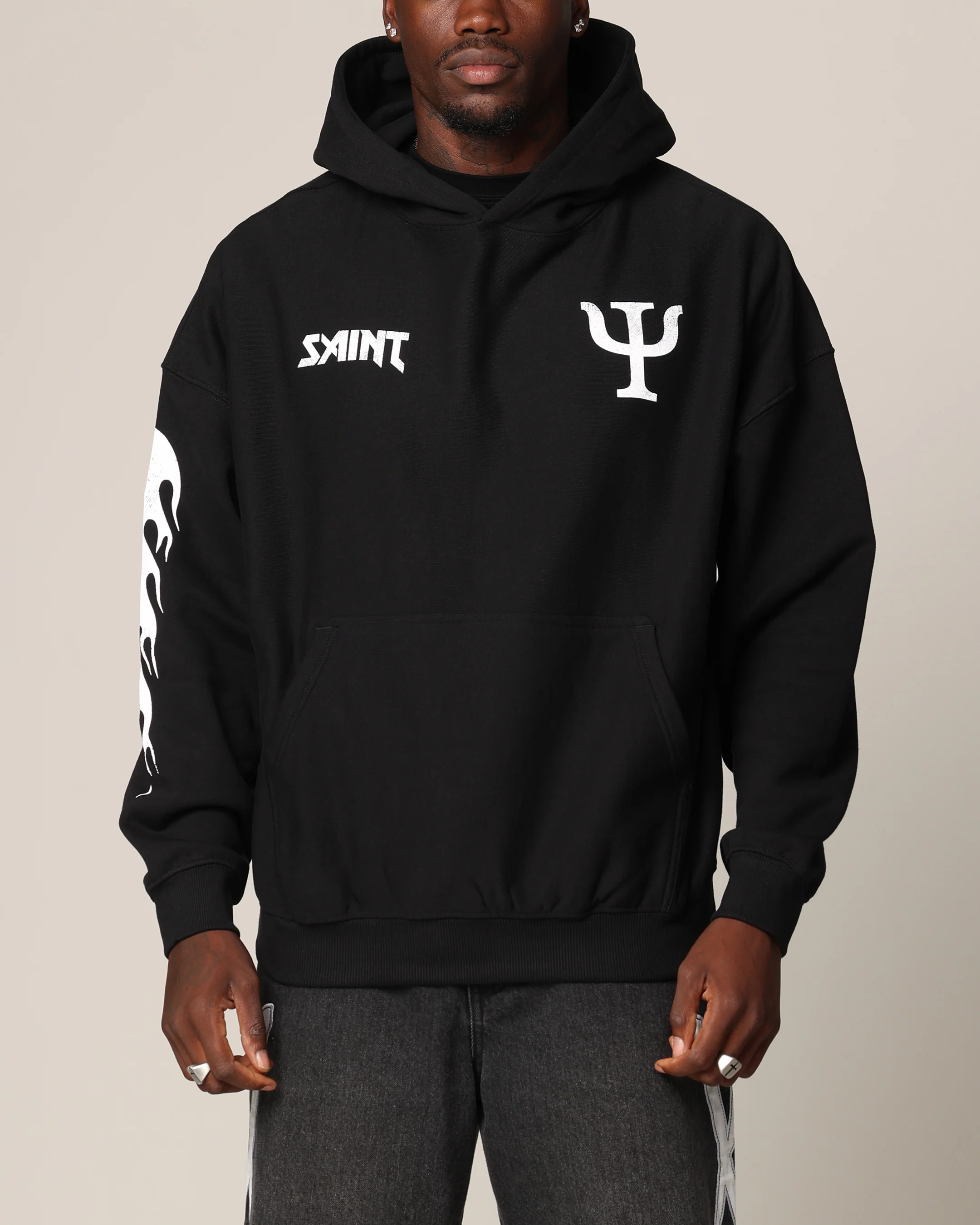 Saint Morta Olympia Hoodie Black - Image 2