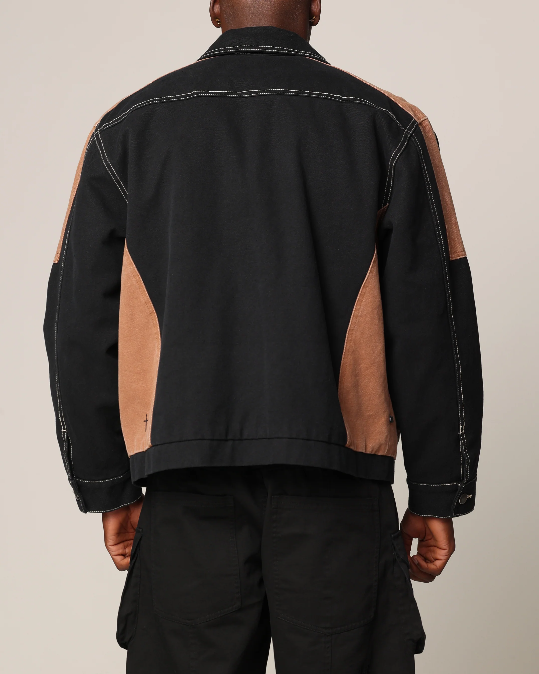 Saint Morta Outlaw Rodeo Jacket Black/Brown - Image 2