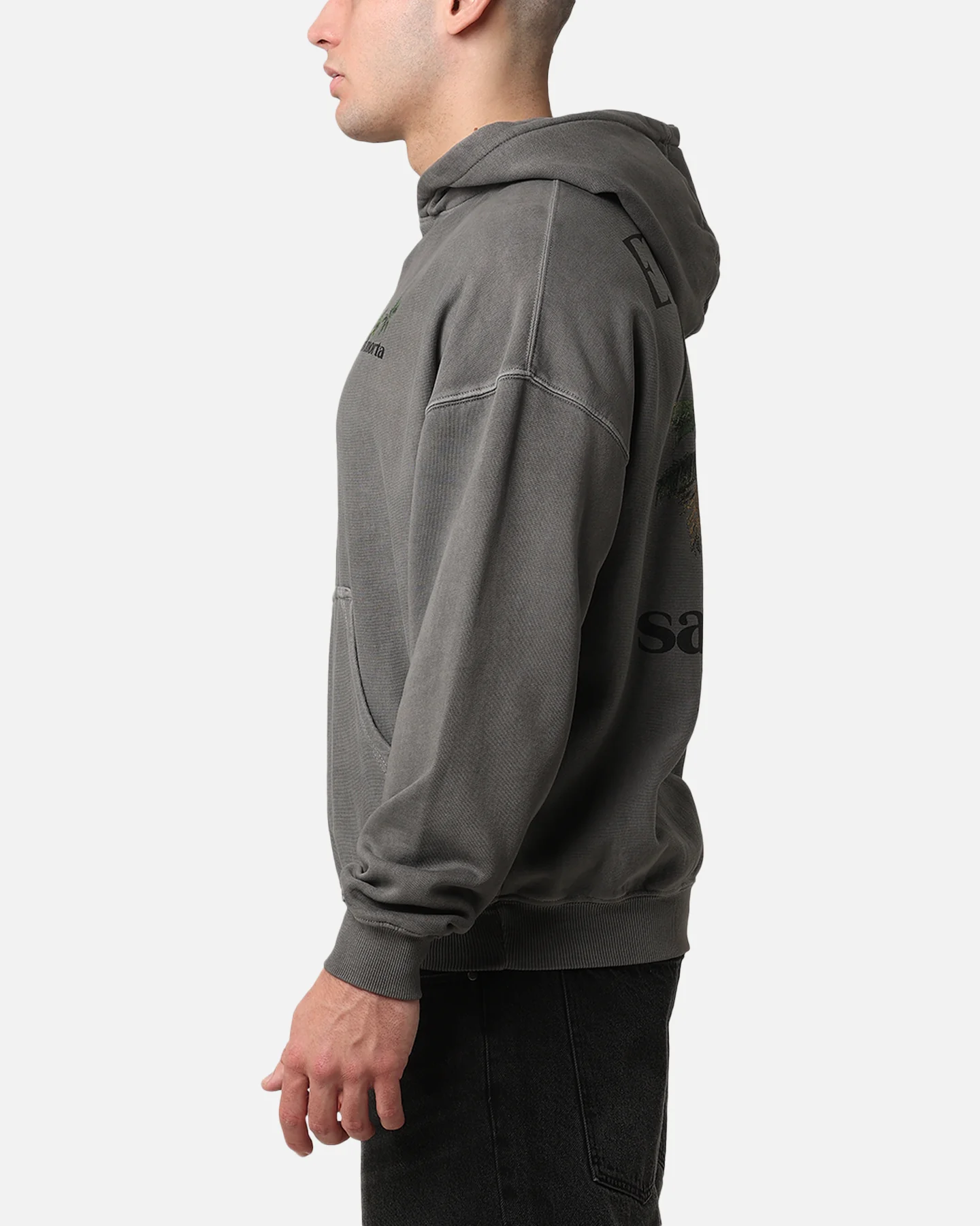 Saint Morta Paradise Hoodie Washed Charcoal - Image 6