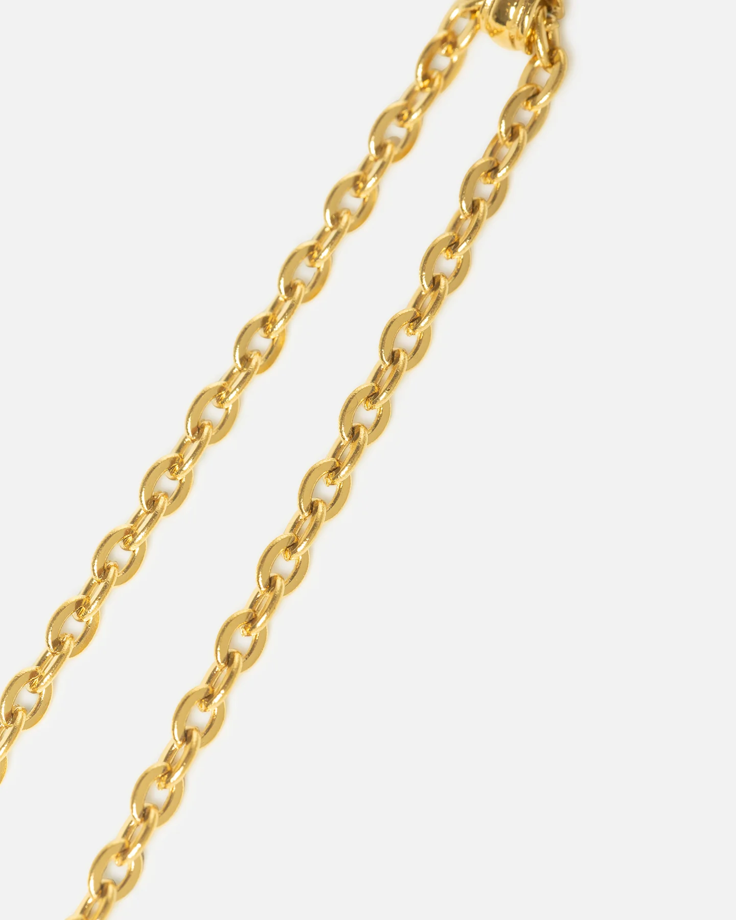 Saint Morta Pearl Square Pendant Chain Gold - Image 4