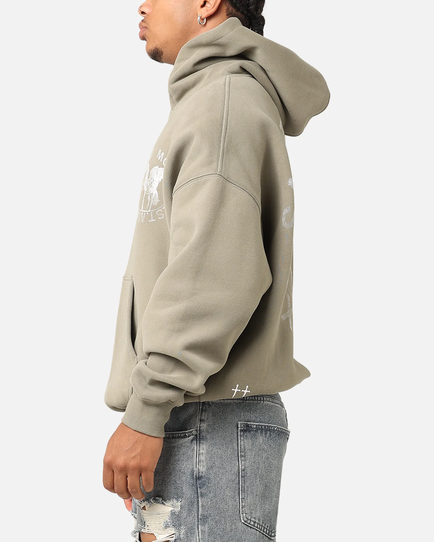 Saint Morta Pegasus Premium Hoodie Khaki - Image 6