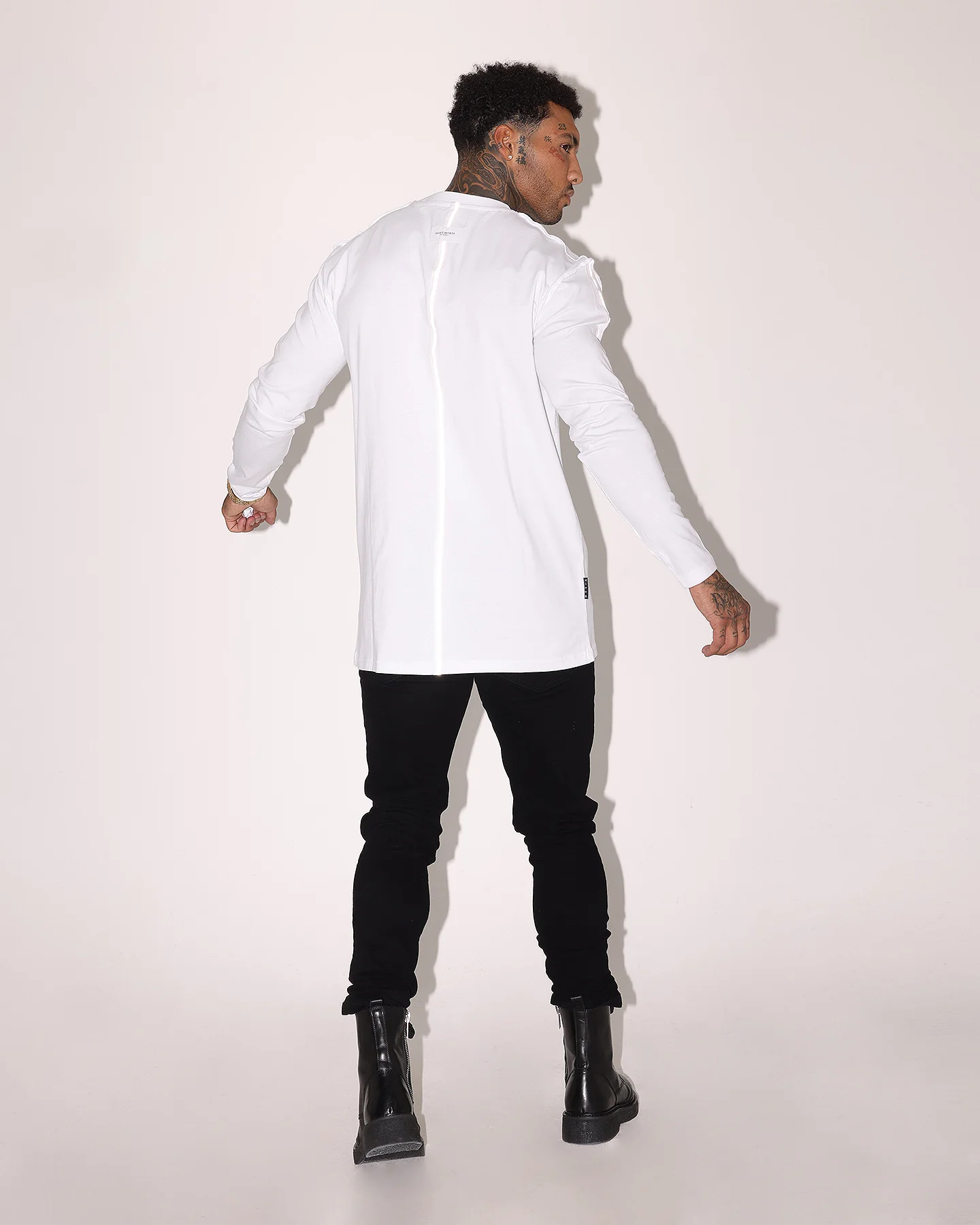 Saint Morta Polaris Long Sleeve T-Shirt White/3M - Image 7