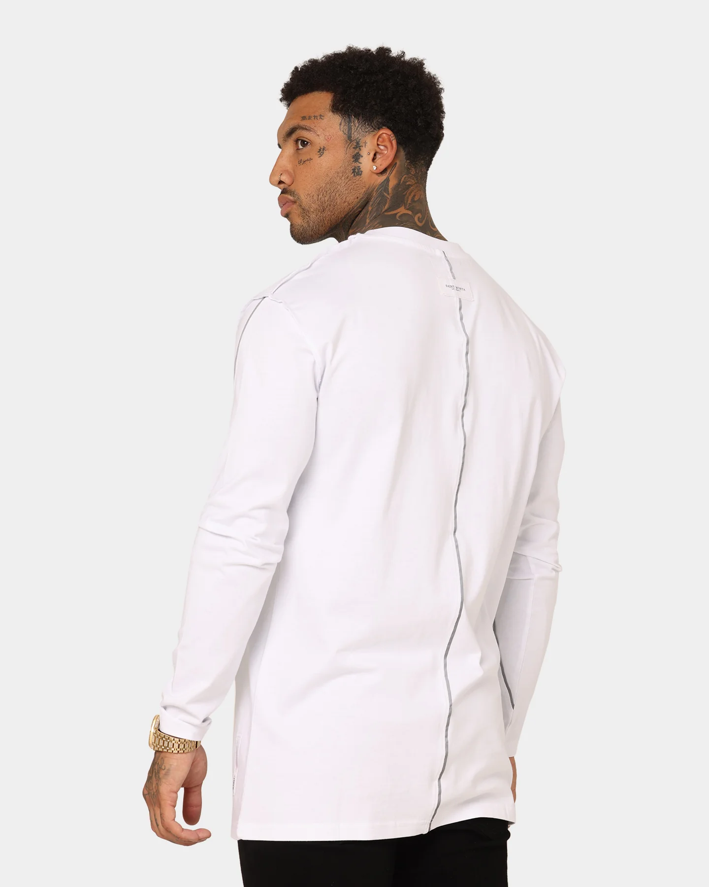 Saint Morta Polaris Long Sleeve T-Shirt White/3M - Image 8