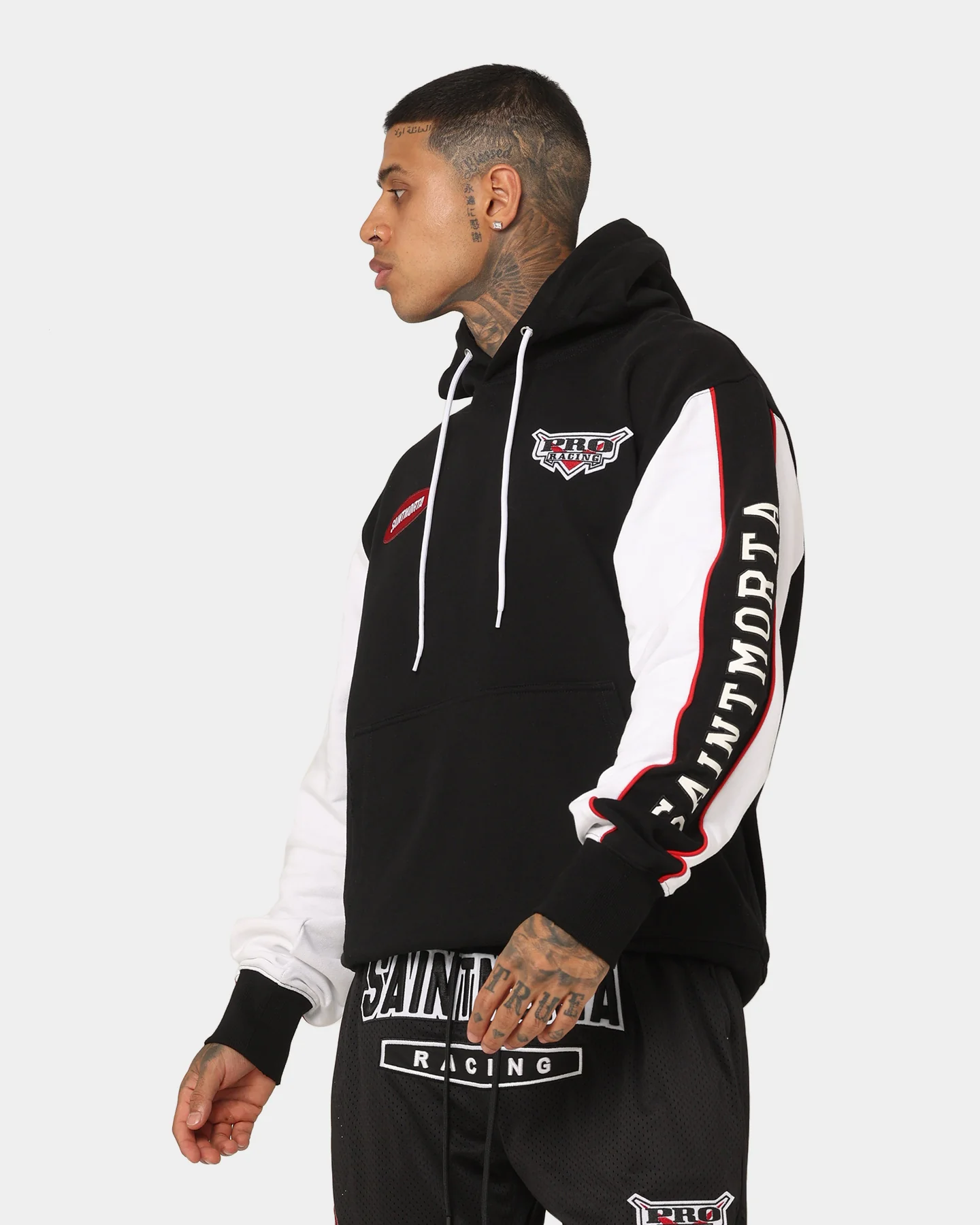 Saint Morta Pro Racing Hoodie Black - Image 9