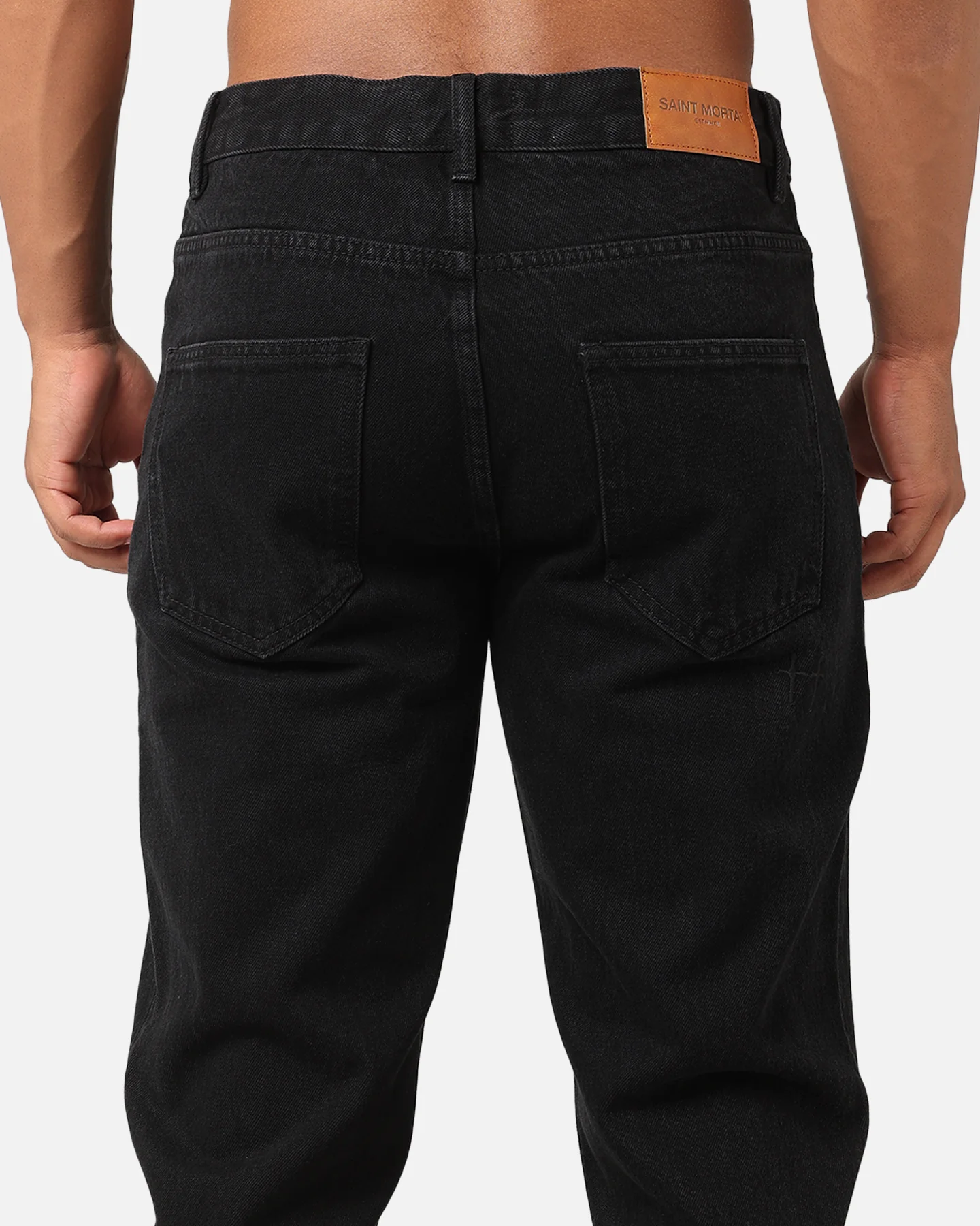 Saint Morta Psykhe Jeans Washed Black - Image 8