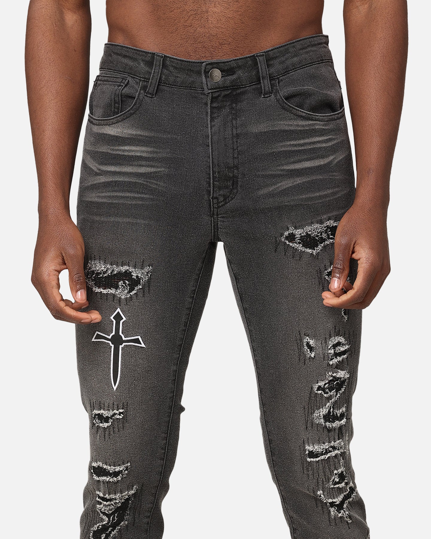 Saint Morta Rage Summum Jeans Black Shadow - Image 7